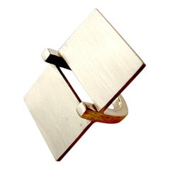 Betty Cooke Sterling Silver American Modernist Minimalist Ring
