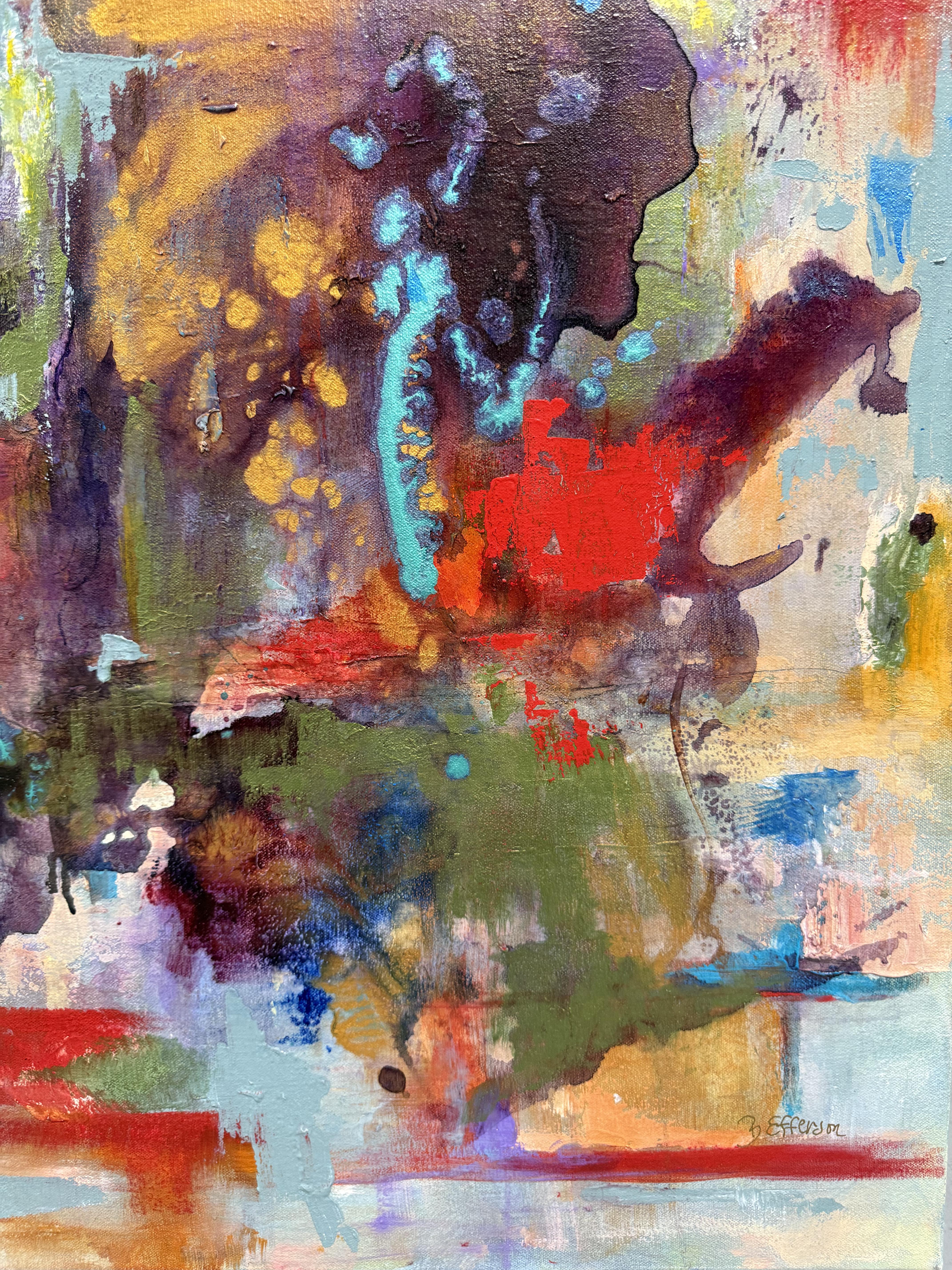 Avere potere - Painting Impressionismo astratto di Betty Efferson