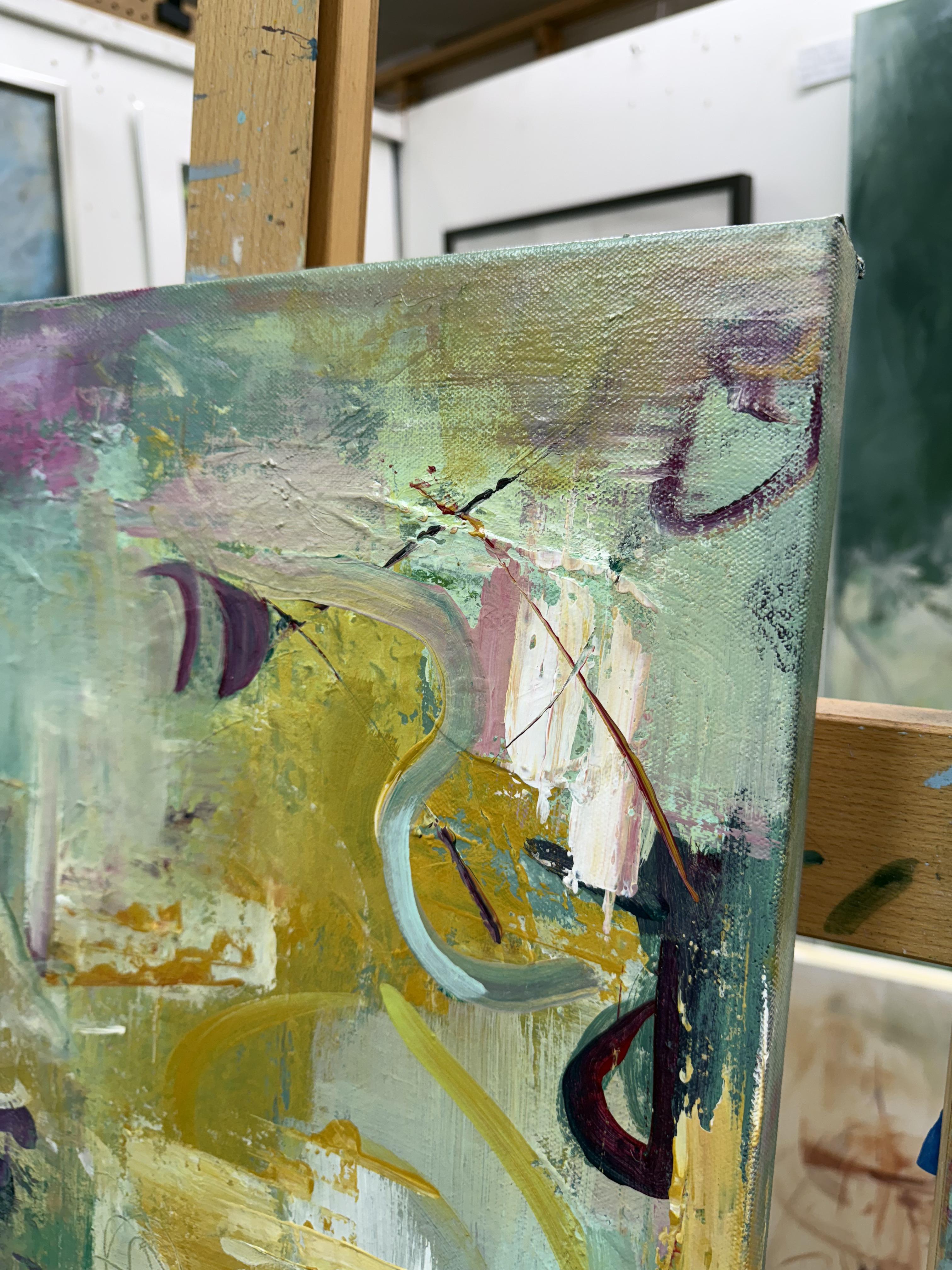 Signora astratta - Painting Impressionismo astratto di Betty Efferson
