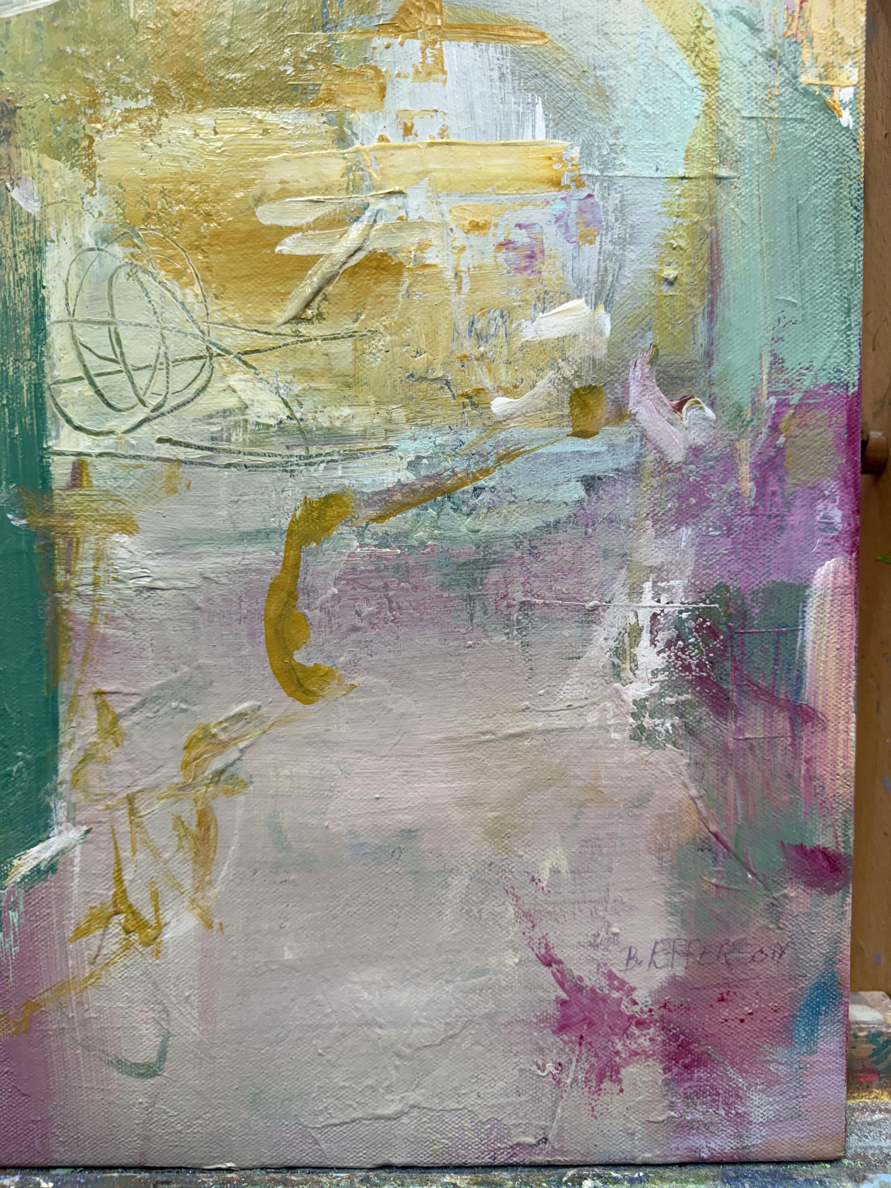 Signora astratta - Abstract Painting Grigio di Betty Efferson