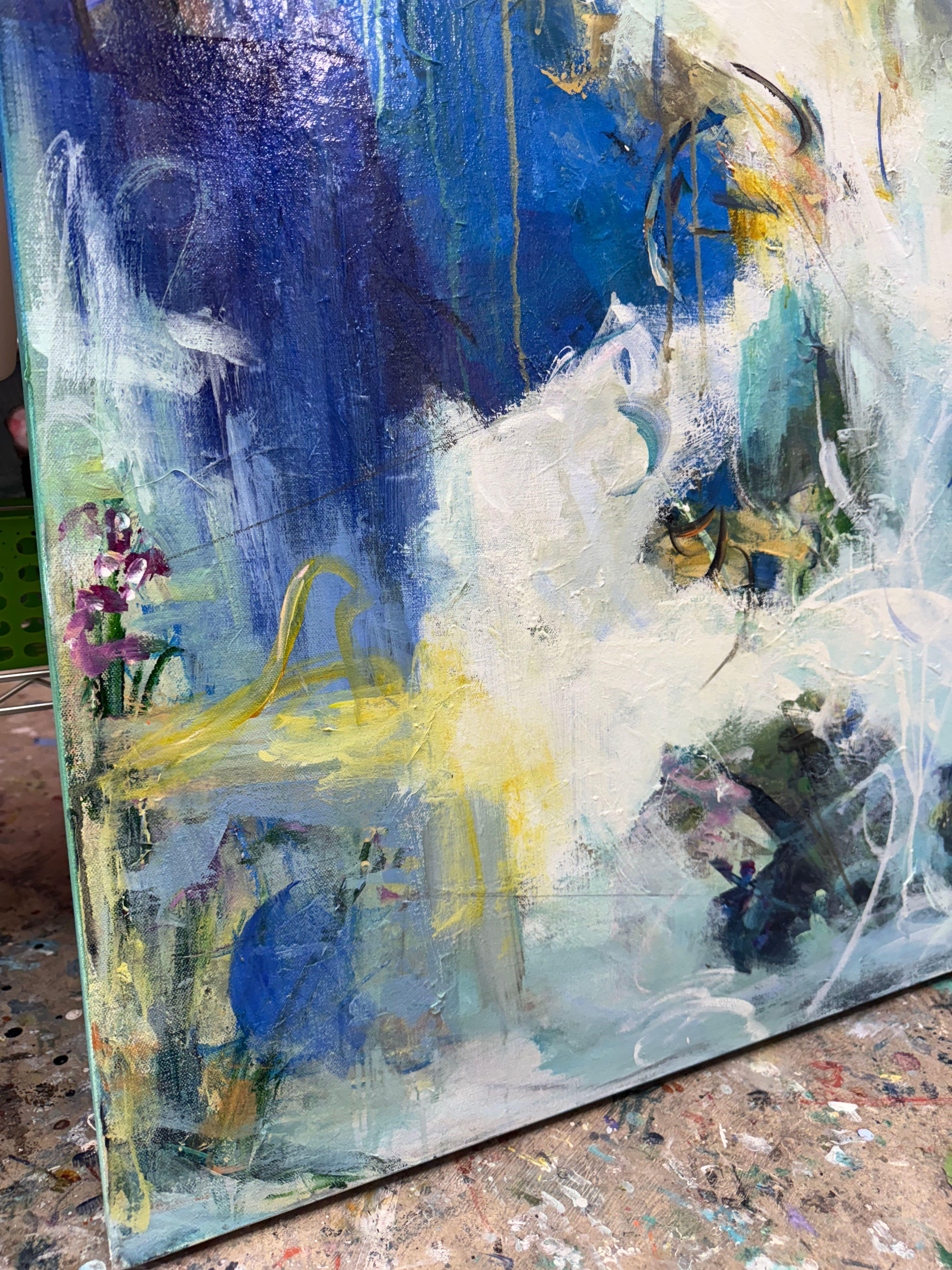 Aparición de las Emociones - Abstract Painting Gris de Betty Efferson