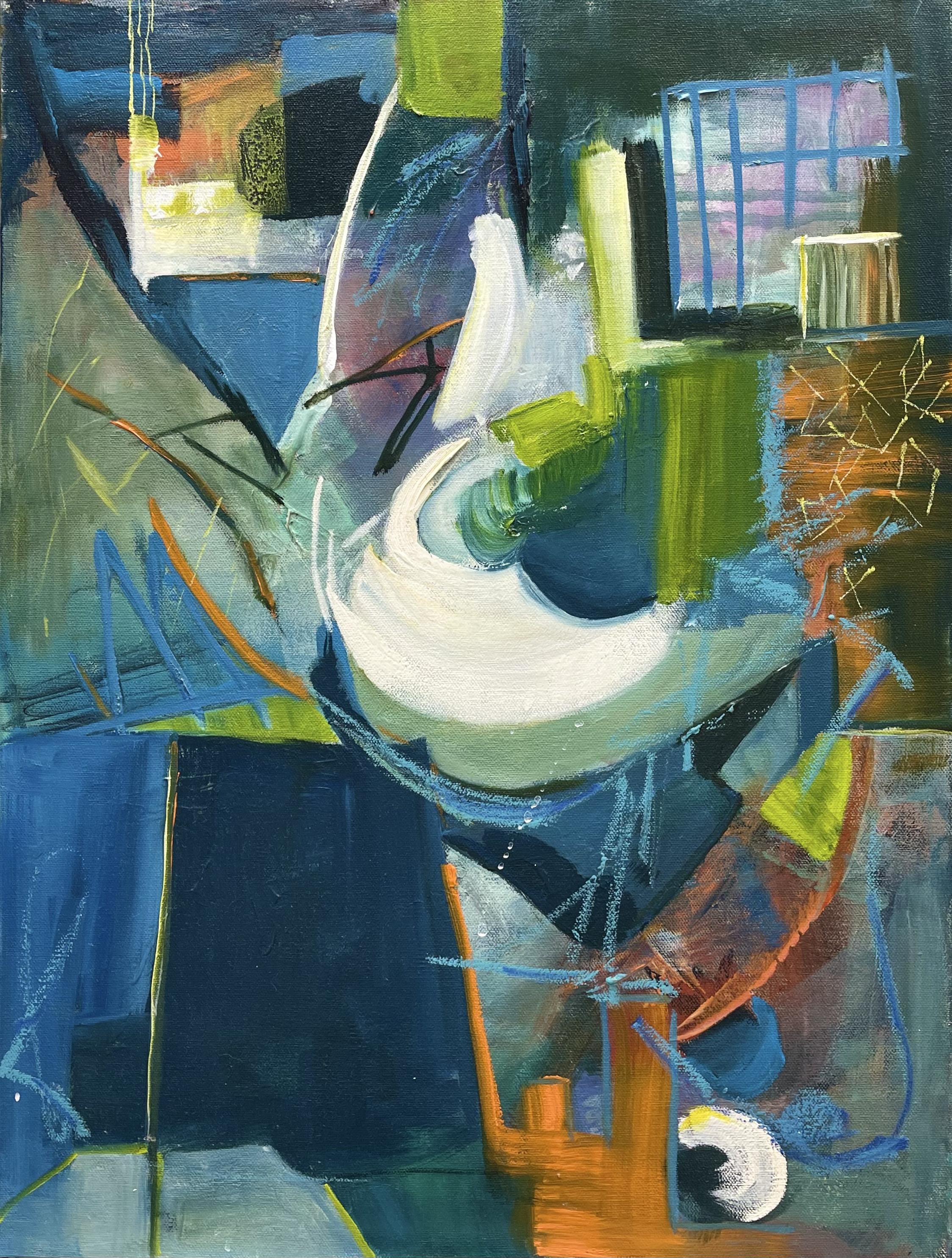 Abstract Painting di Betty Efferson - Dietro la porta