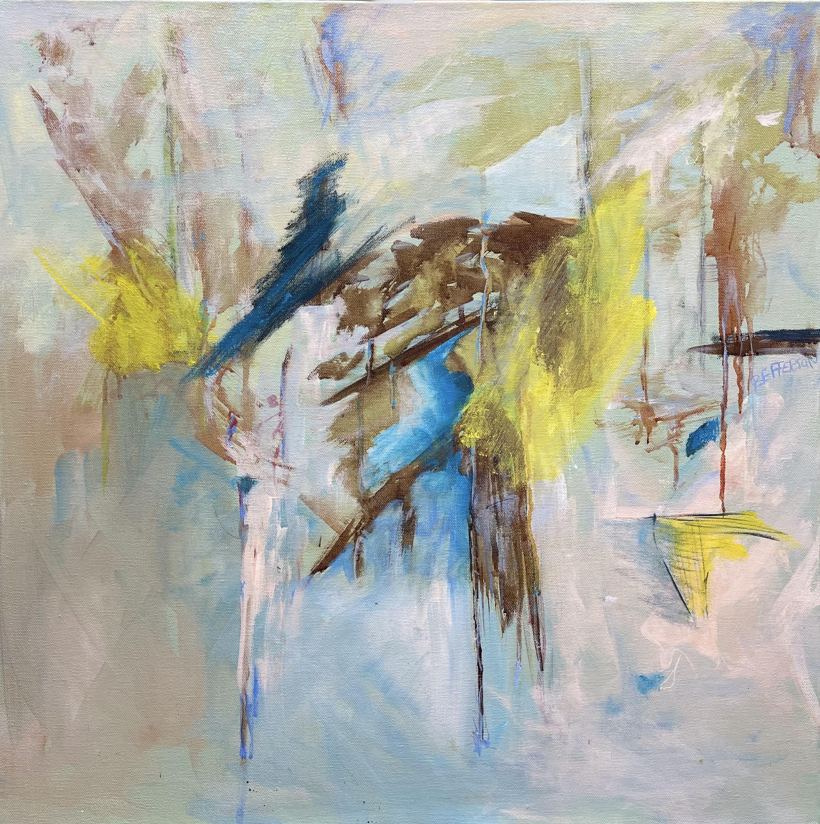 Abstract Painting di Betty Efferson - Uccello in volo