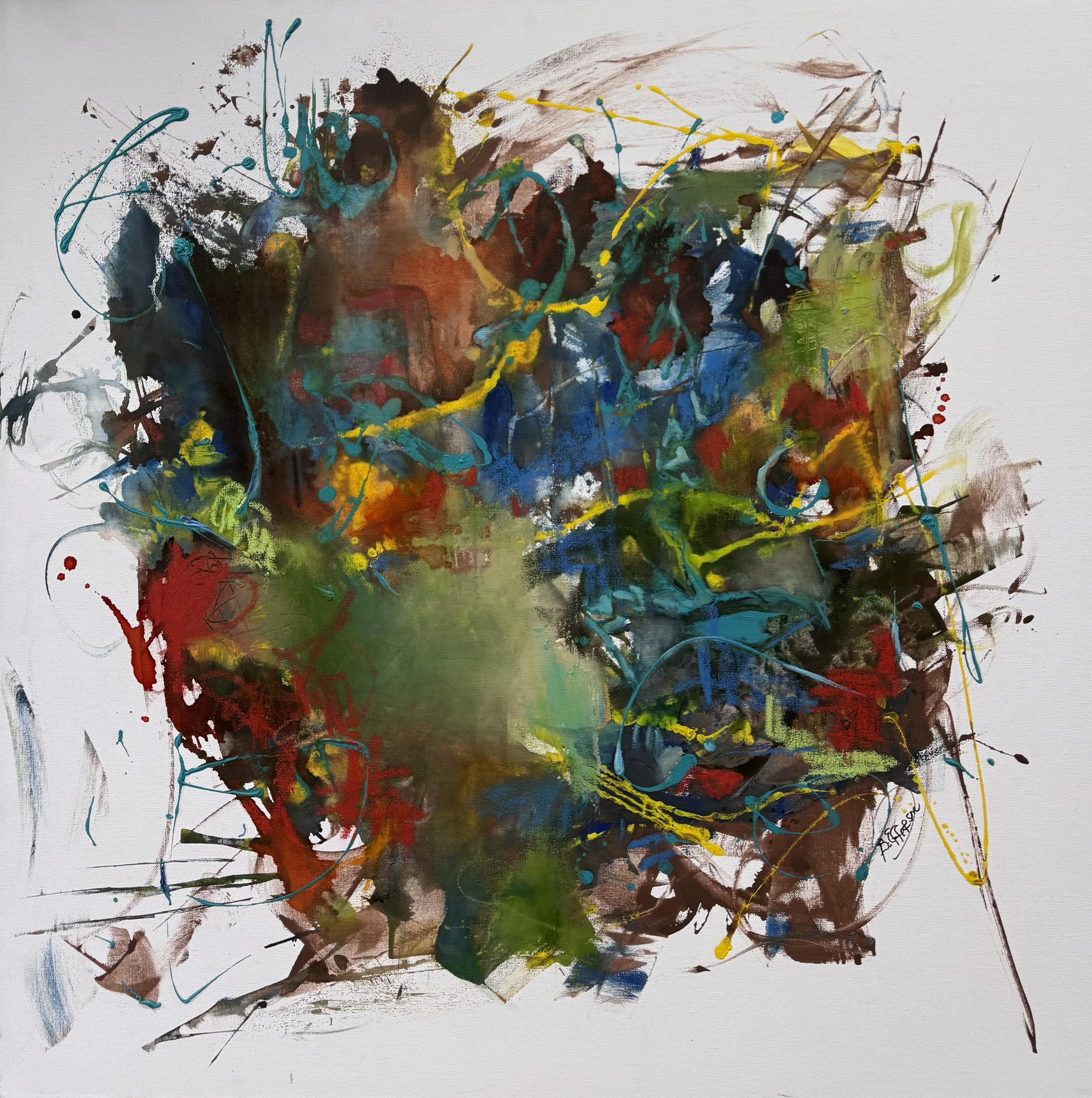 Abstract Painting di Betty Efferson - Esplosione di energia