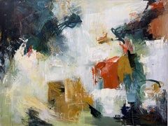 Change the Subject, Abstract Painting, Colorful Landscape, 30x40 Inches