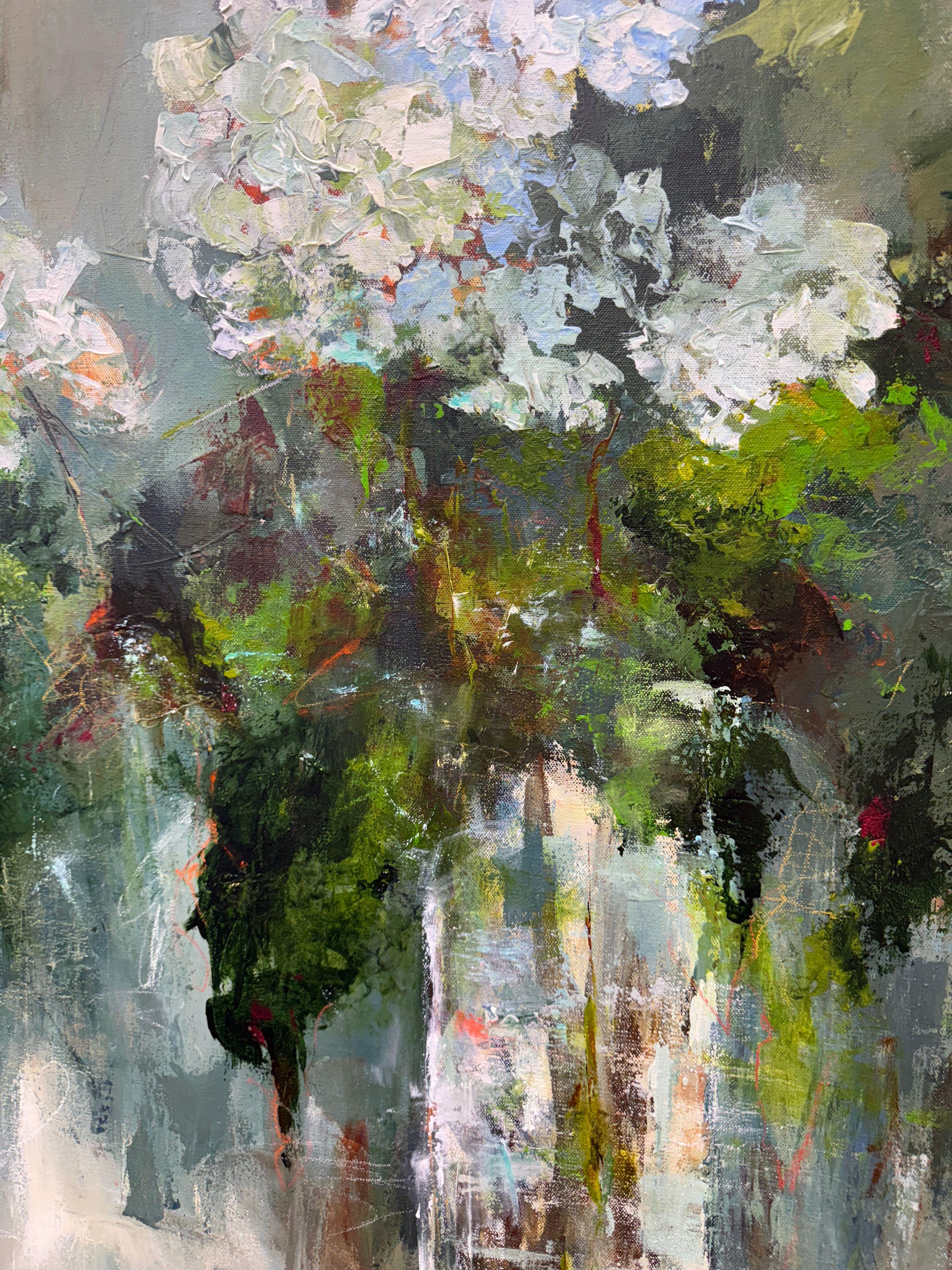 Just a Little Green - Painting by Betty Efferson