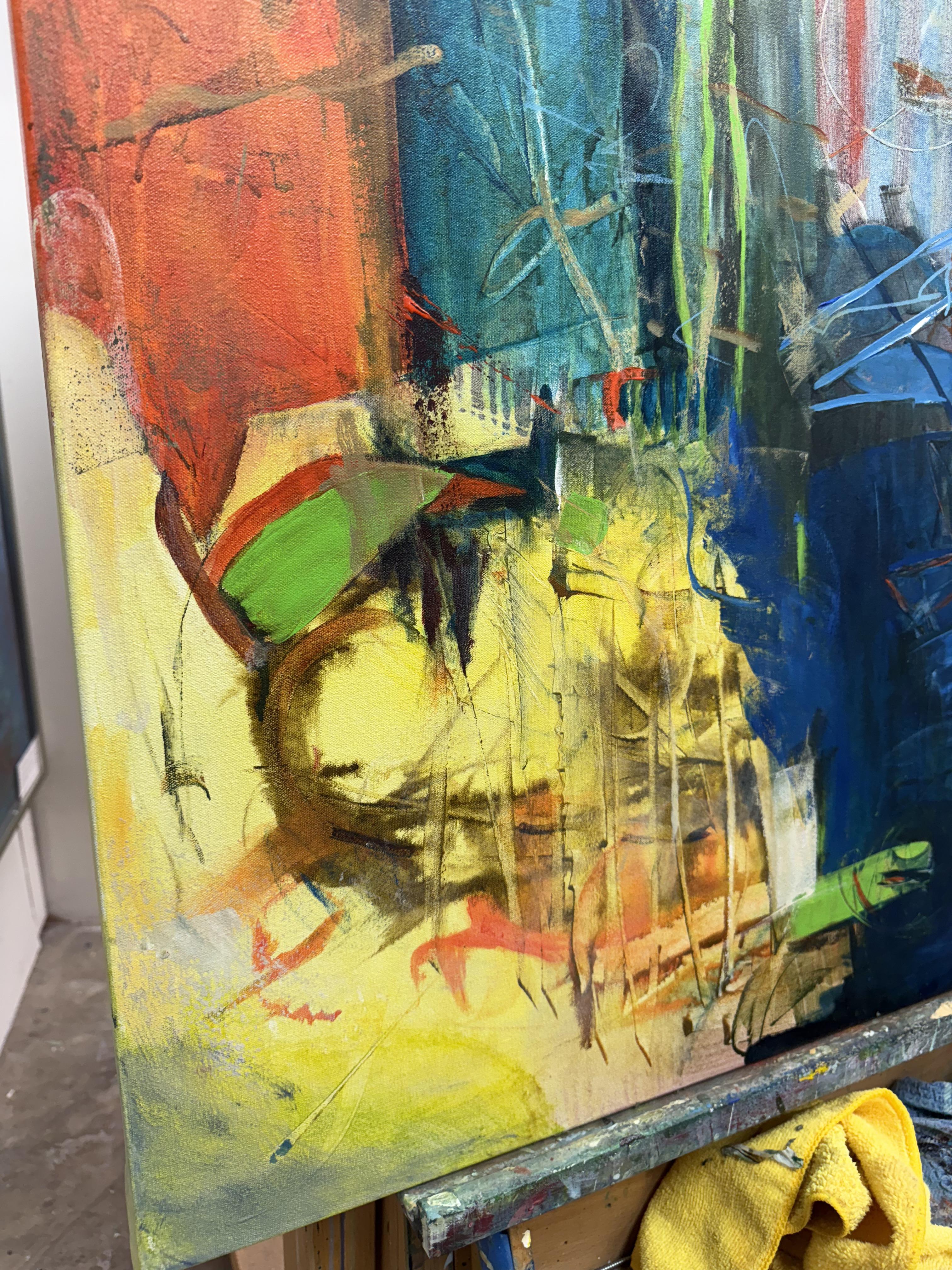 A Space - Painting Espressionismo astratto di Betty Efferson