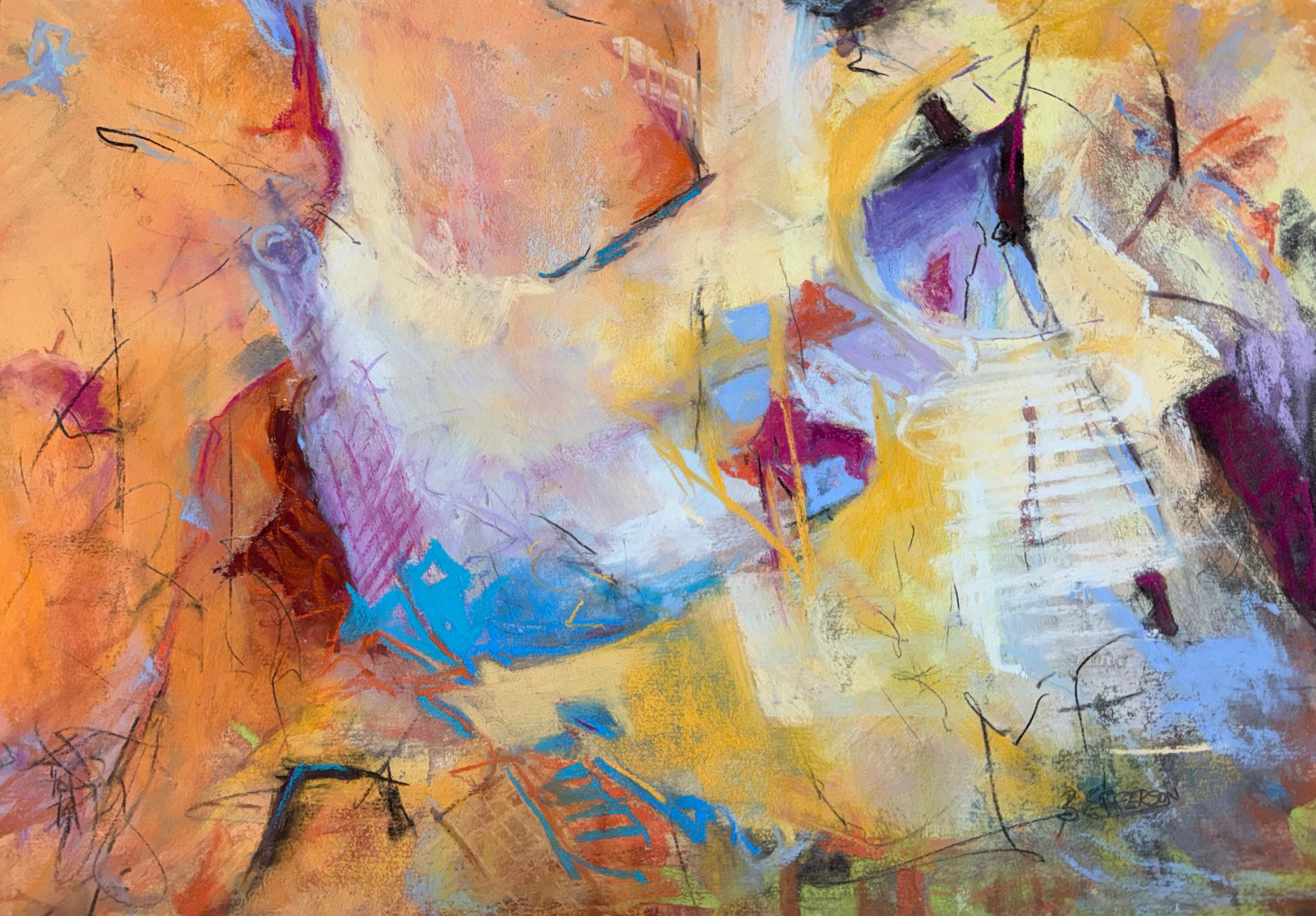 I intuitively paint each of my paintings based on my mood of the day or at that moment. I never know what I am going to create until I see the end result. Sometimes it is a colorful, jumbled mess. Or, I create bright and vibrant landscapes full of