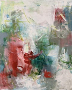 Pottery Glaze II, Abstract Painting, Acrylic on Canvas, 24x20 Inches