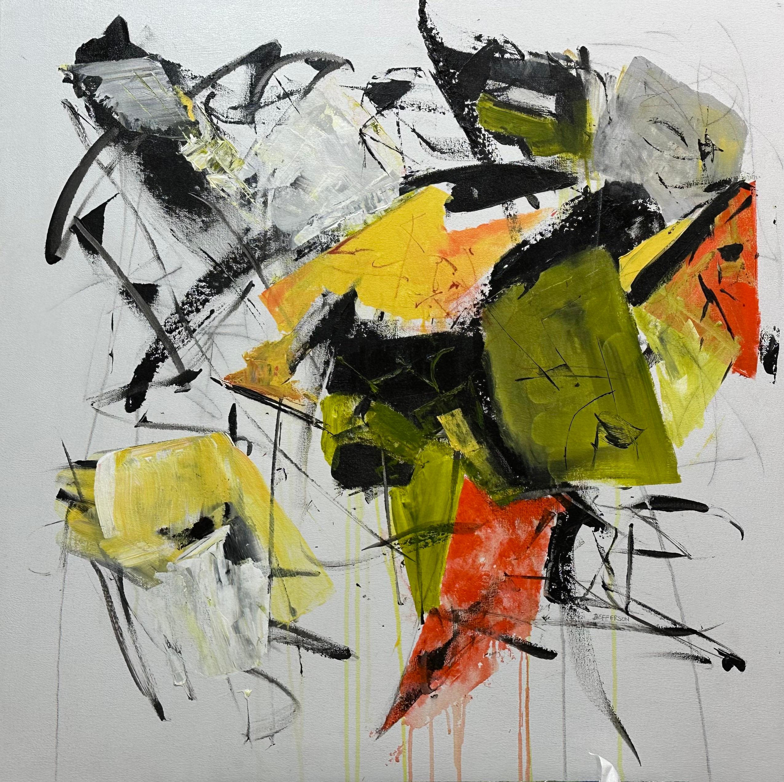Abstract Painting de Betty Efferson - Rodaja de naranja