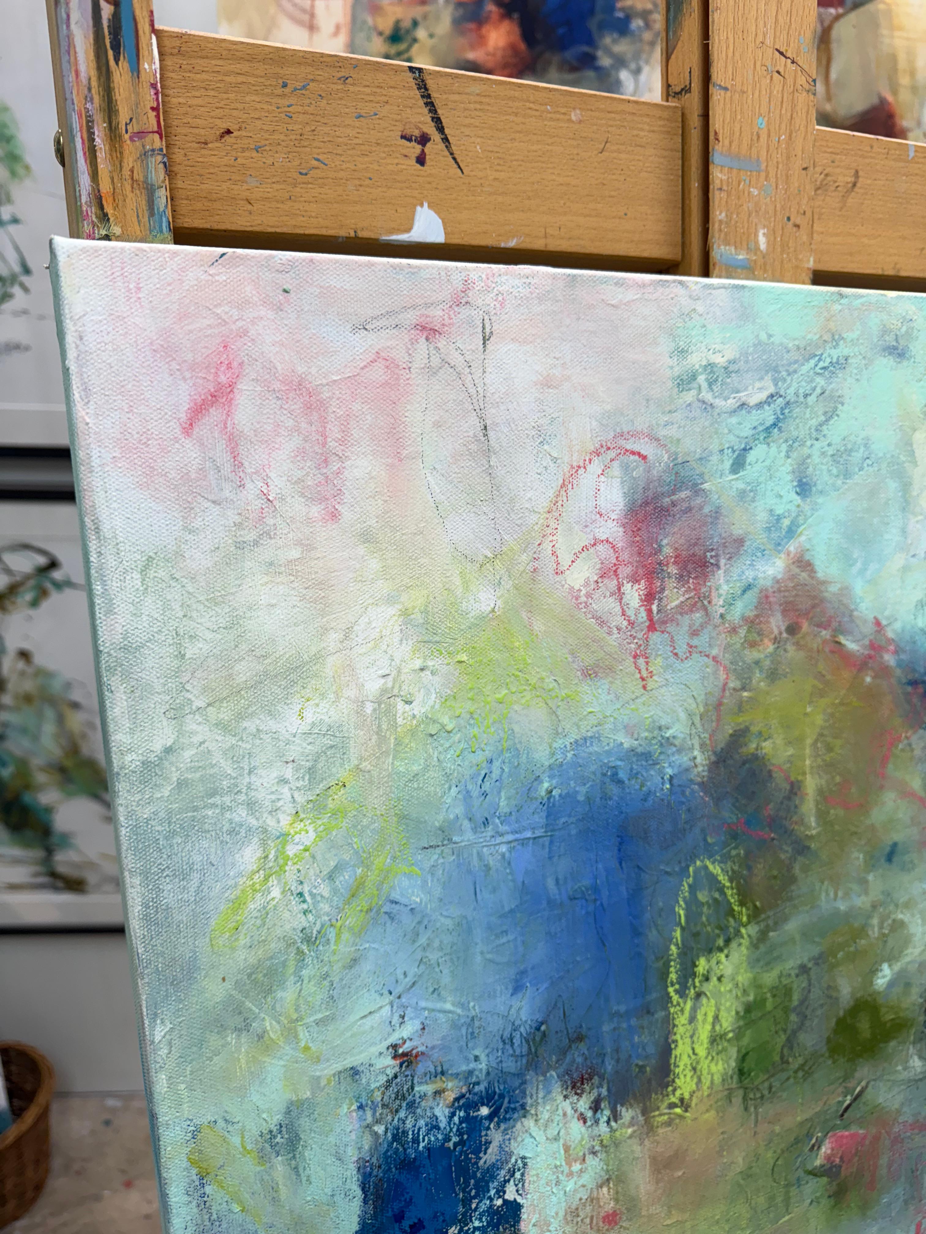 Primavera - Abstract Painting Gris de Betty Efferson