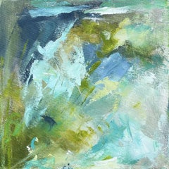 Under the Sea, Acrylic Painting, Abstract Style, 12x12, Calming Palette