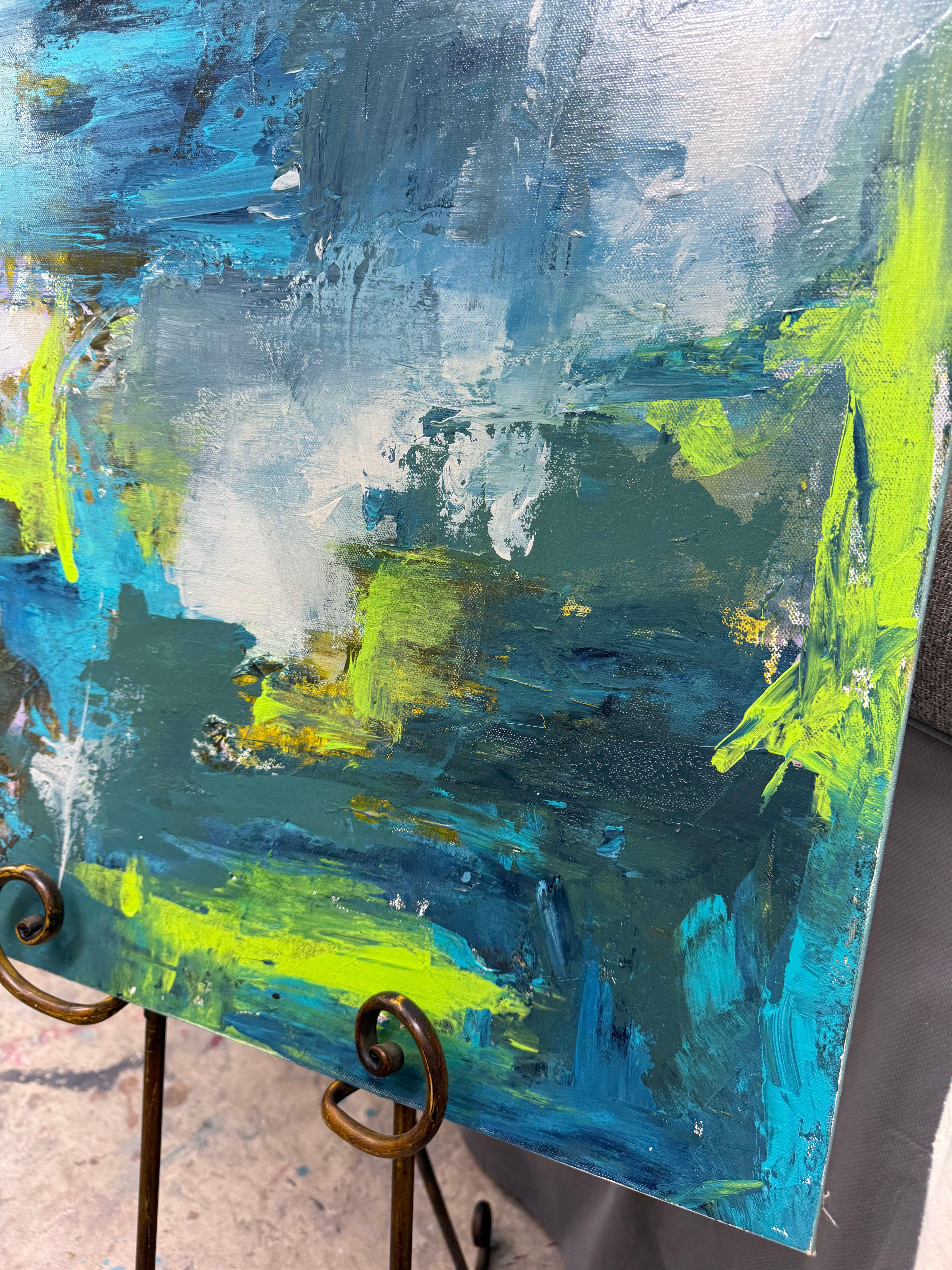 Inaspettato - Abstract Painting Blu di Betty Efferson