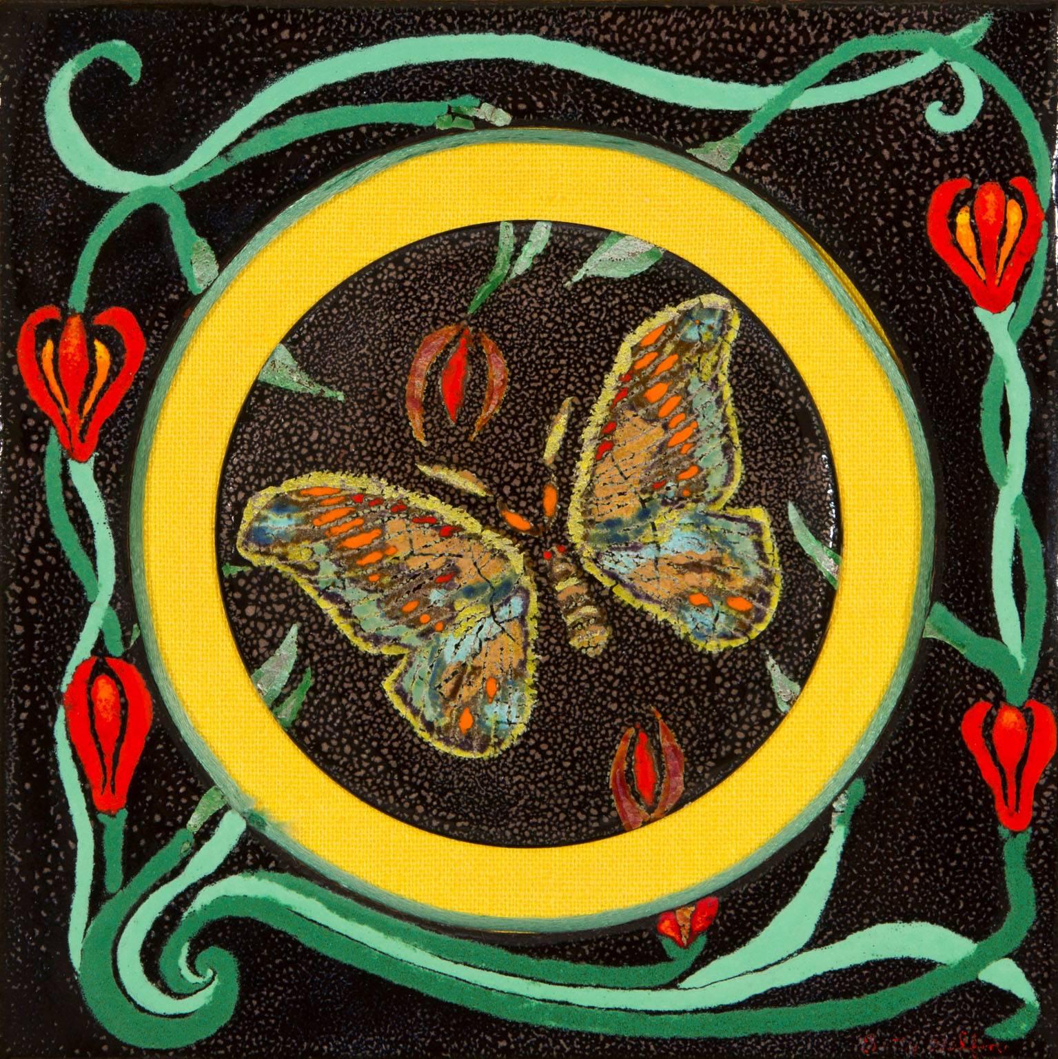 Butterfly - Mixed Media Art by Betty F. Helfen