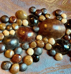 Betty Feves Studios River Rocks Stoneware Wall Sculpture