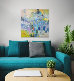 "Where the Seeds are Sown" - Cool , Elaborate, Colorful, Abstract - Betty Franks