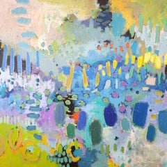 "Dove vengono seminati i semi" - Fresco, elaborato, colorato, astratto - Betty Franks