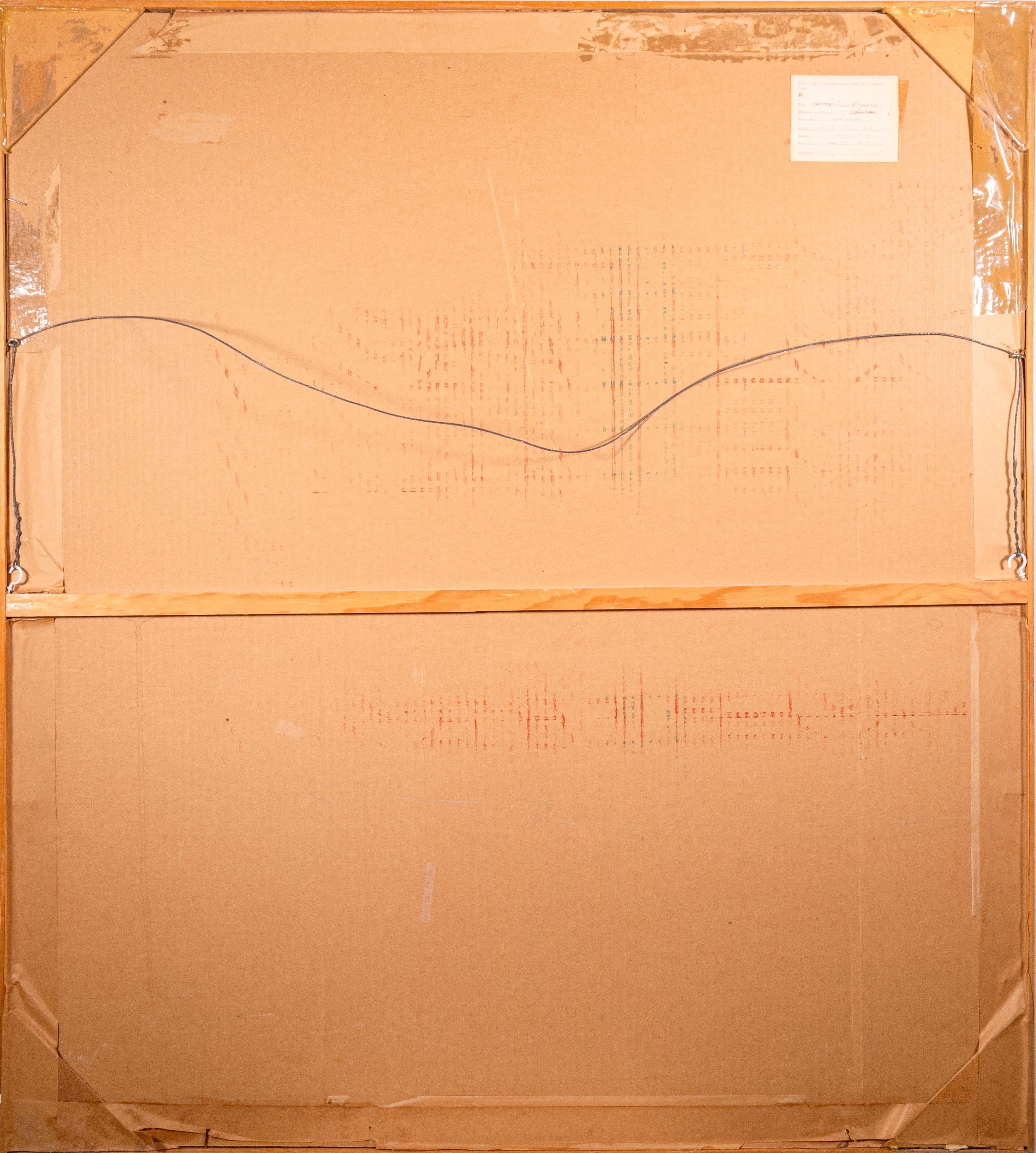 Betty Woodward-Bosley 2 Figuras Firmado Dibujo Figurativo Moderno sobre Papel Enmarcado en venta 3