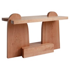 Between a Rock and a Hard Place Table di Maria Tyakina in legno massiccio di ciliegio