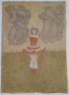 BETWEEN EARTH AND SKY (10) – Plant-Dyed Botanical Art on Cotton Canvas