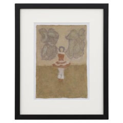 ZWISCHEN ERDE UND HIMMEL (10) - Pflanzengefärbte botanische Kunst auf Baumwoll-Leinwand