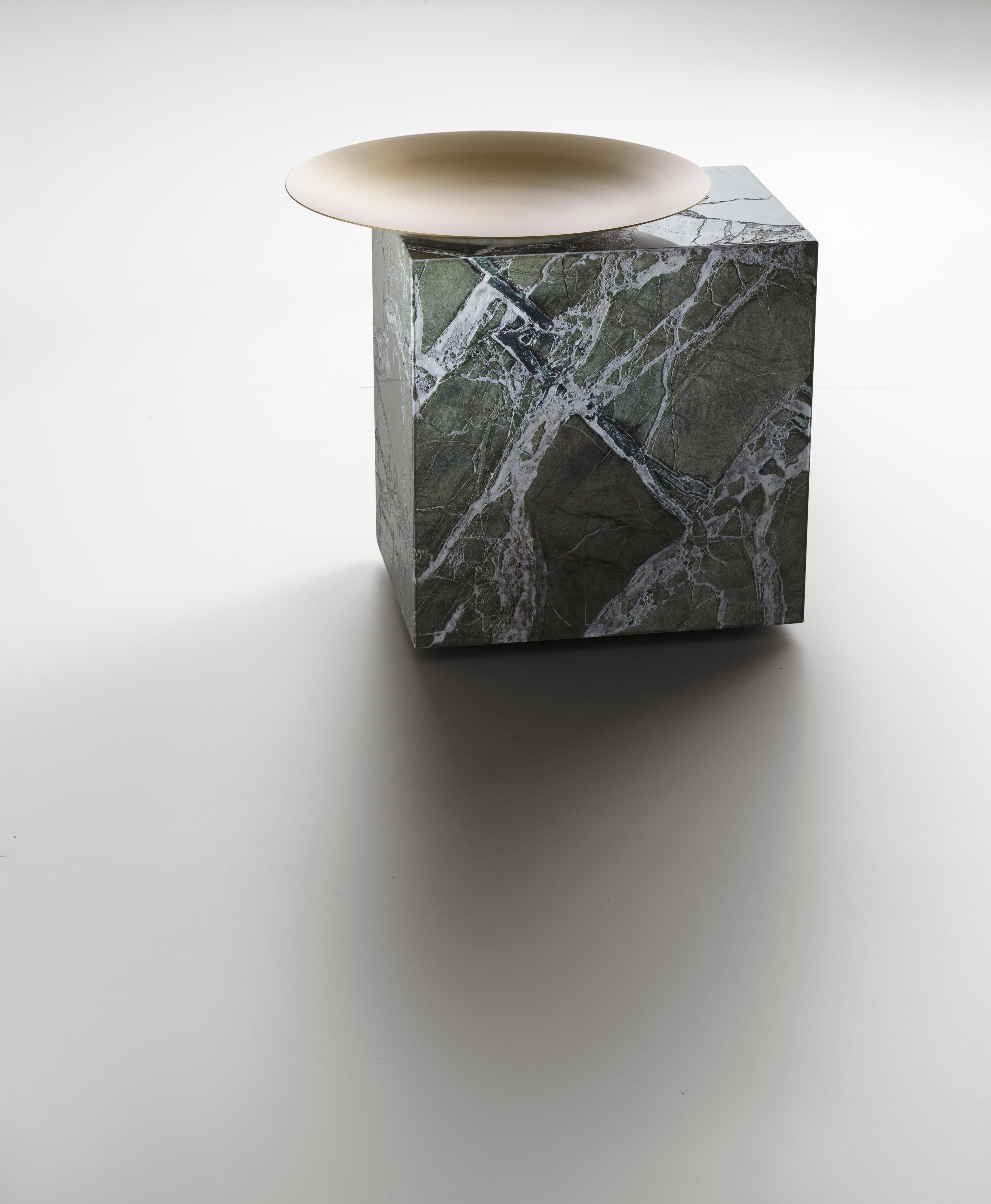 Between Nature 40 Coffee Table by De Castelli
Dimensions: W 40 x D 30 x H 40 cm
Materials: Brushed Brass, Marble
Other versions are available, please contact us for any request.

The romantic idea of an organicistic, vitalistic and dialectical