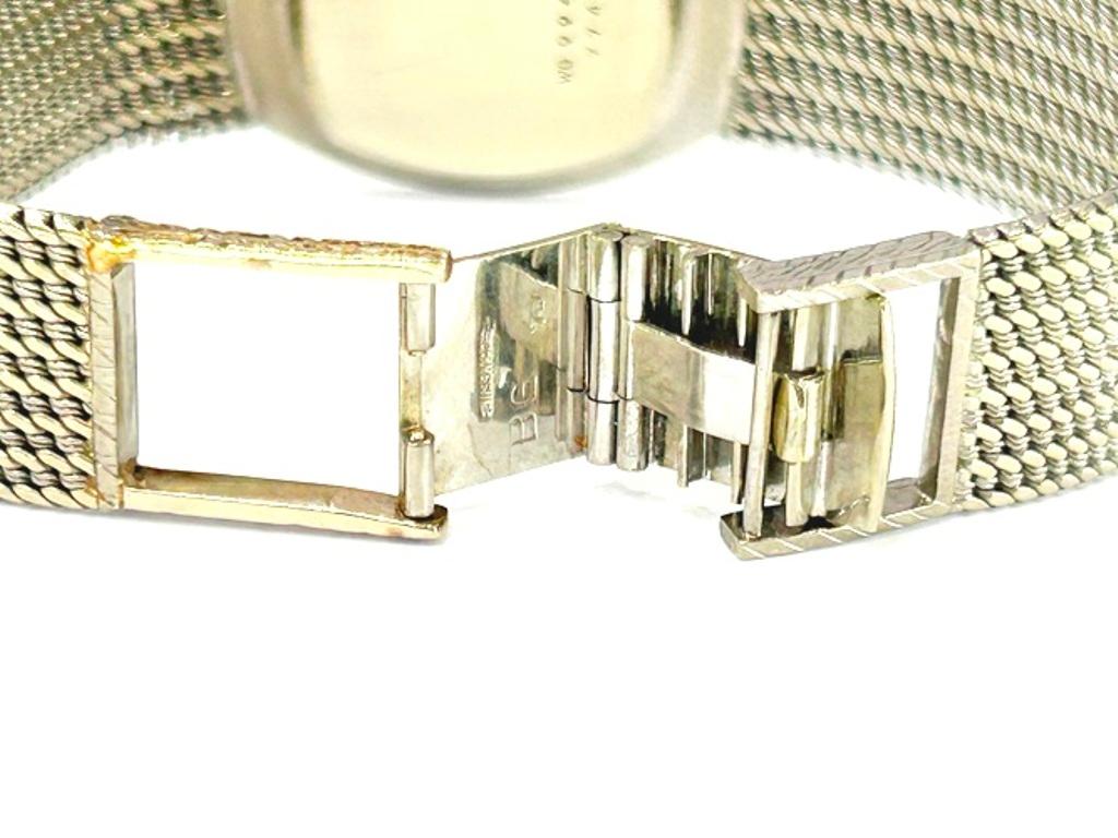 Beuche Girod 18K Weißgold Uhr 9940-5 im Zustand „Gut“ im Angebot in Beverly Hills, CA