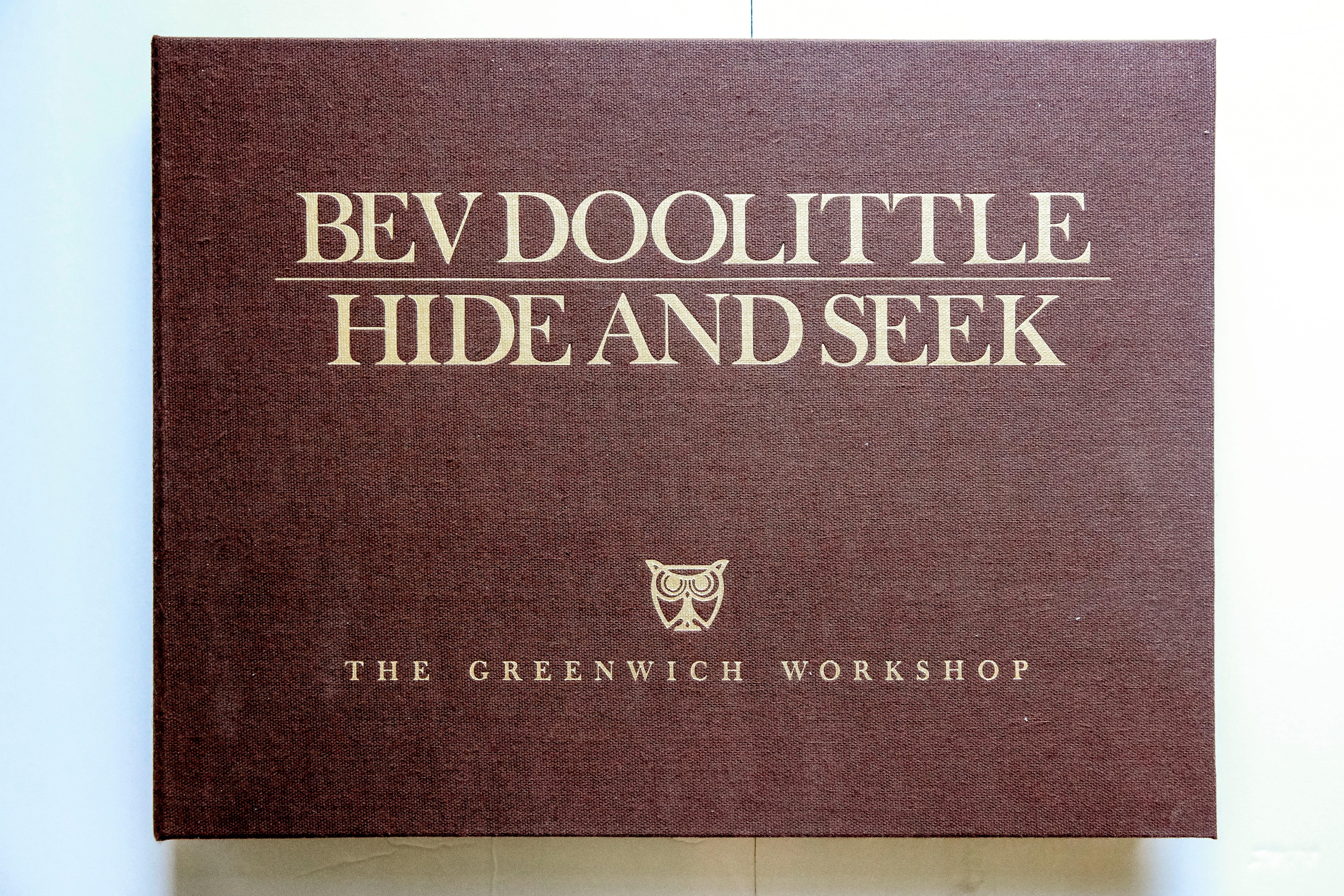 Hide and Seek (chapbook) - Gray Animal Print by Bev Doolittle