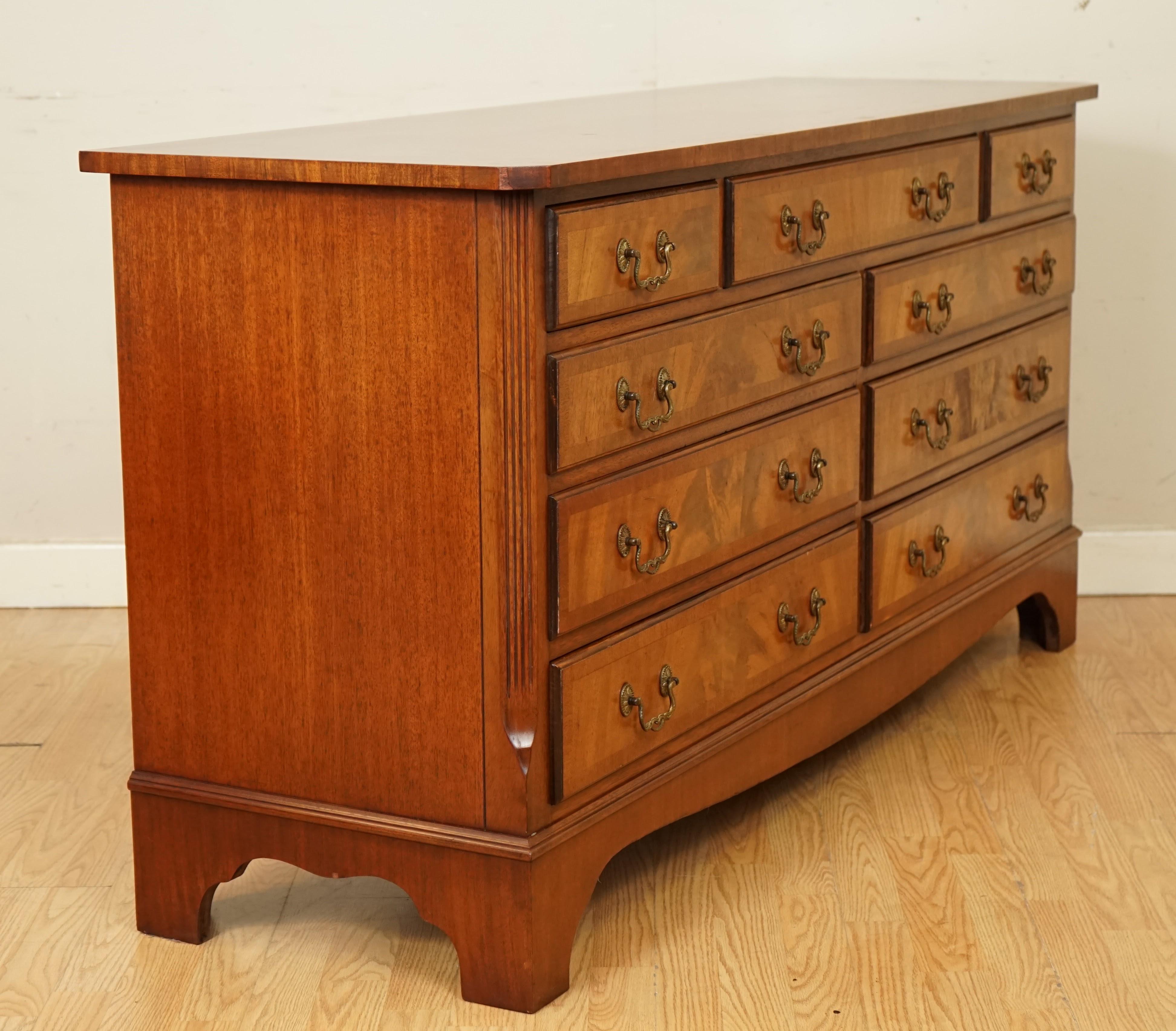 Bevan and Funell Hardwood Vintage Sideboard Chest of Drawers TV Unit 8