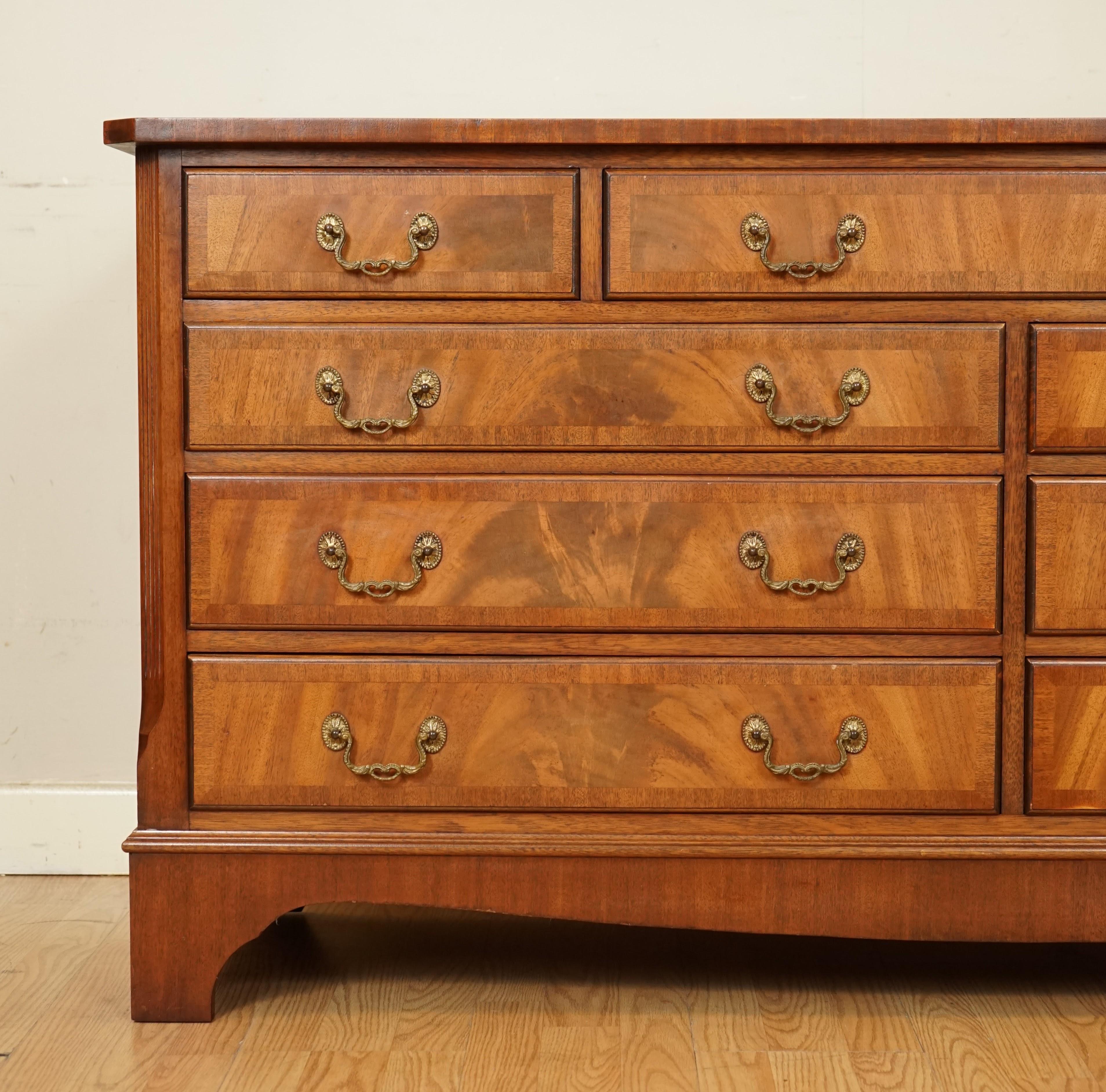 Bevan and Funell Hardwood Vintage Sideboard Chest of Drawers TV Unit 2