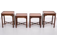 Tables d'appoint en acajou de style néo-géorgien, Angleterre, années 1960, Bevan Funnell