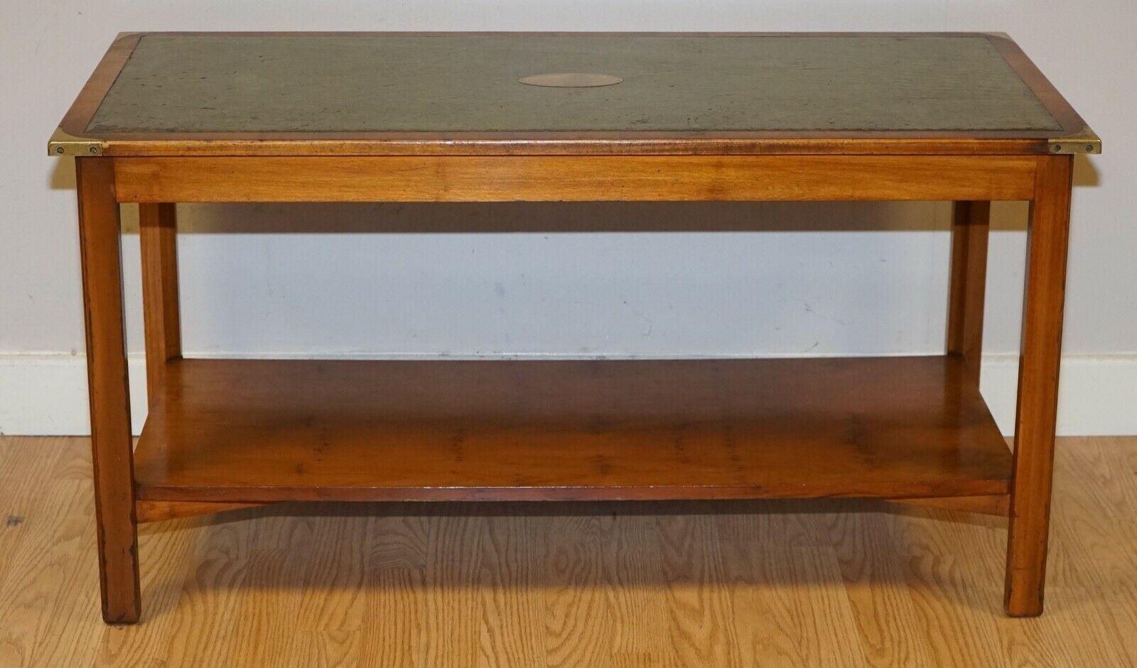 We are delighted to offer for sale this Bevan Funnell Campaign coffee table.

We have lightly restored this by hand cleaning it, waxed and hand polish.

Please view our pictures carefully, as they form part of the description.



Dimensions
