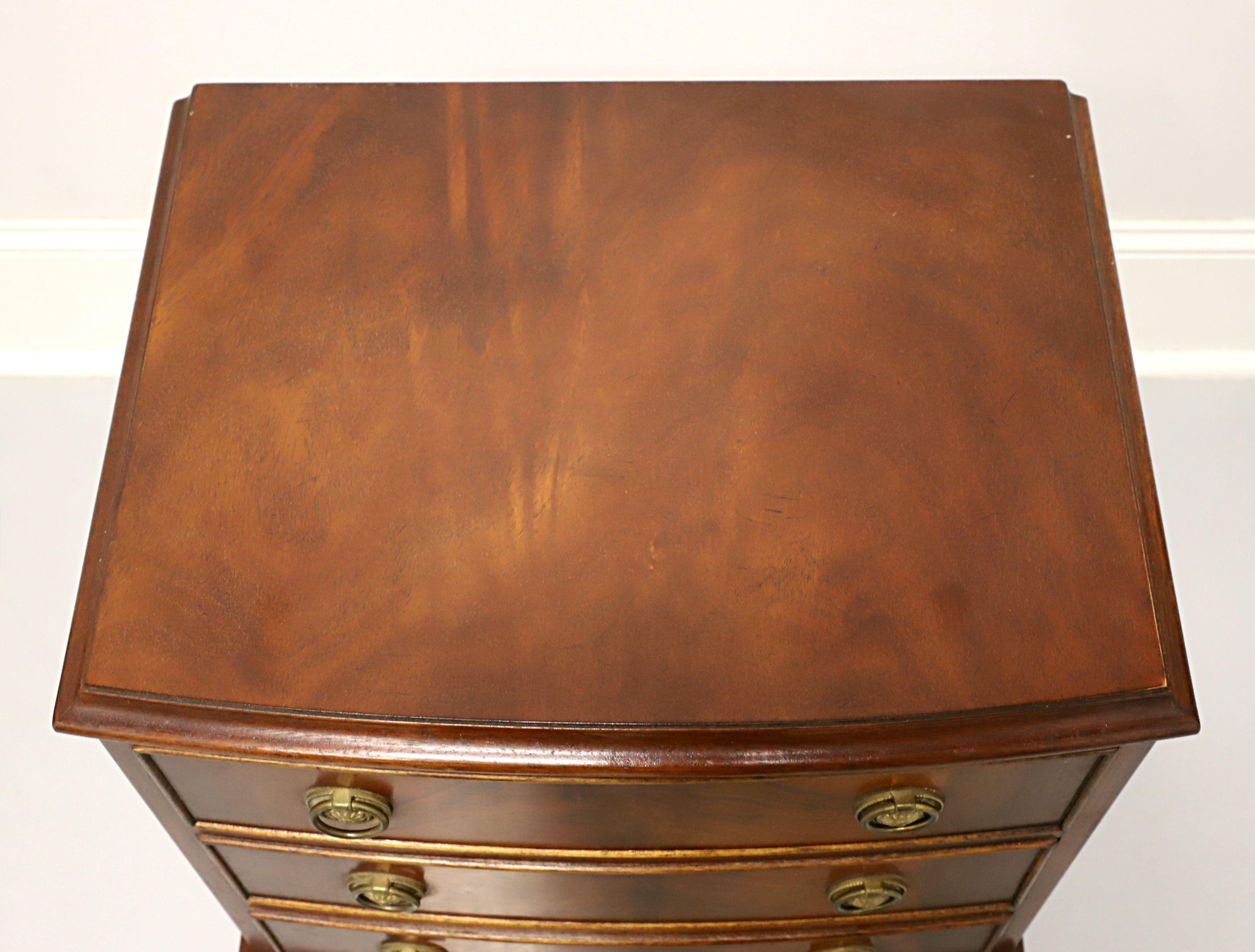 BEVAN FUNNELL  Reprodux Mahogany Georgian End Side Tables - Pair In Good Condition In Charlotte, NC