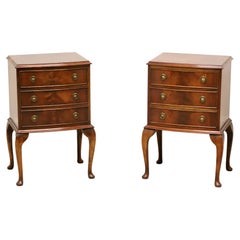 BEVAN FUNNELL  Reprodux Mahogany Georgian End Side Tables - Pair