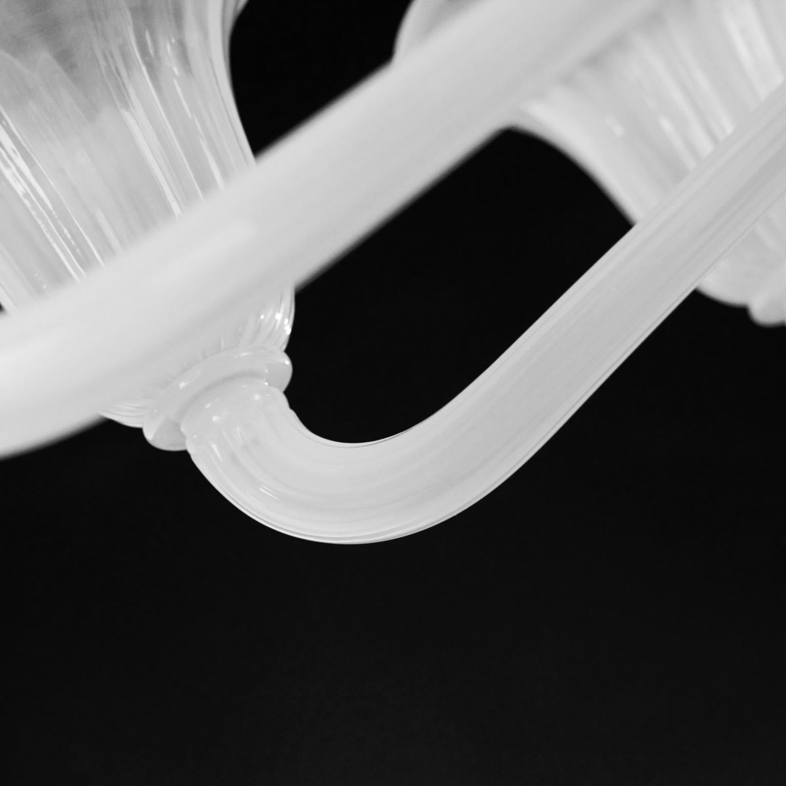 Lampadario 26 braccia a 3 livelli, Seta Rigadin Vetro di Murano by Multiforme In condizioni Nuovo in vendita a Trebaseleghe, IT