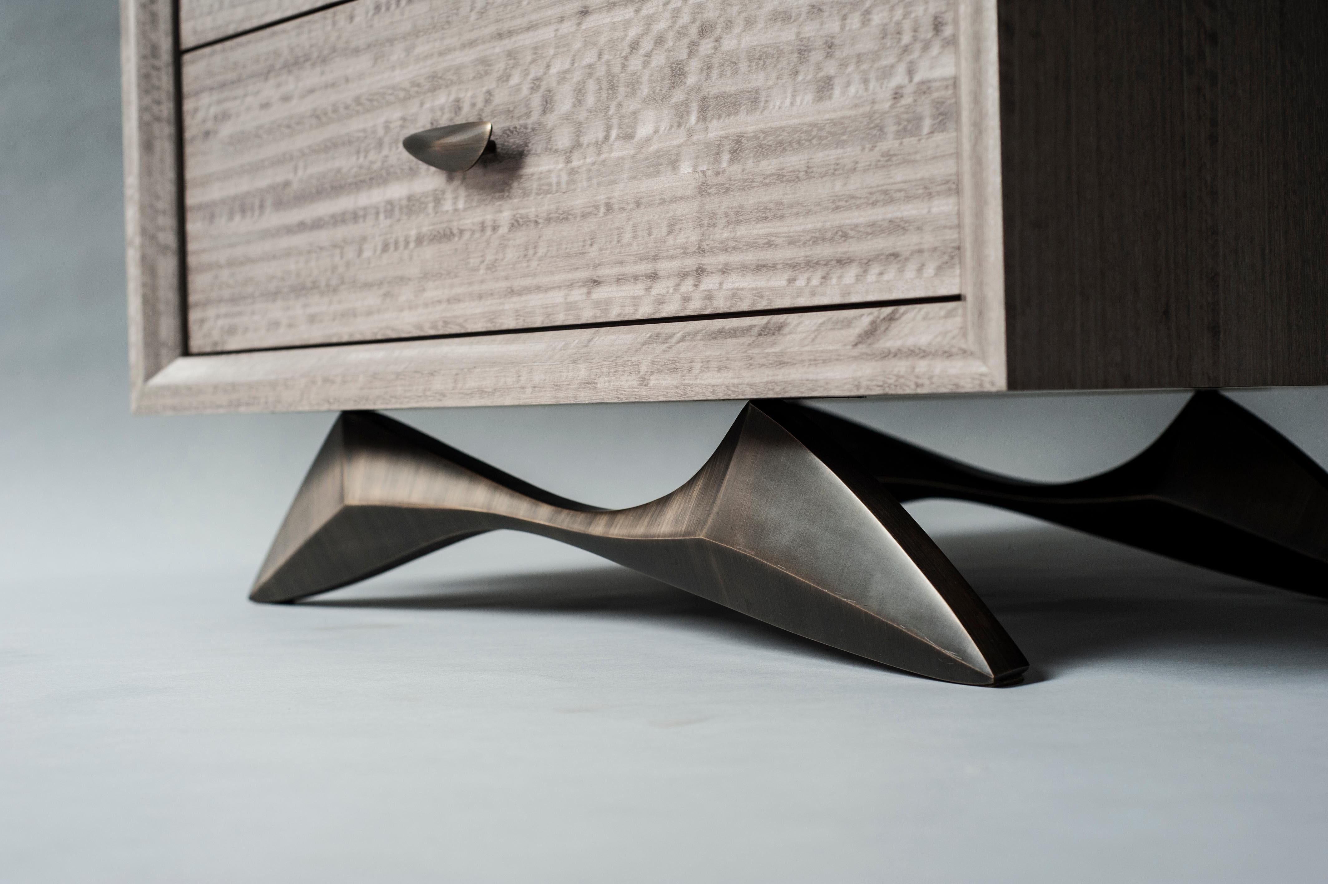 Bevel Bedside Table by DeMuro Das 5