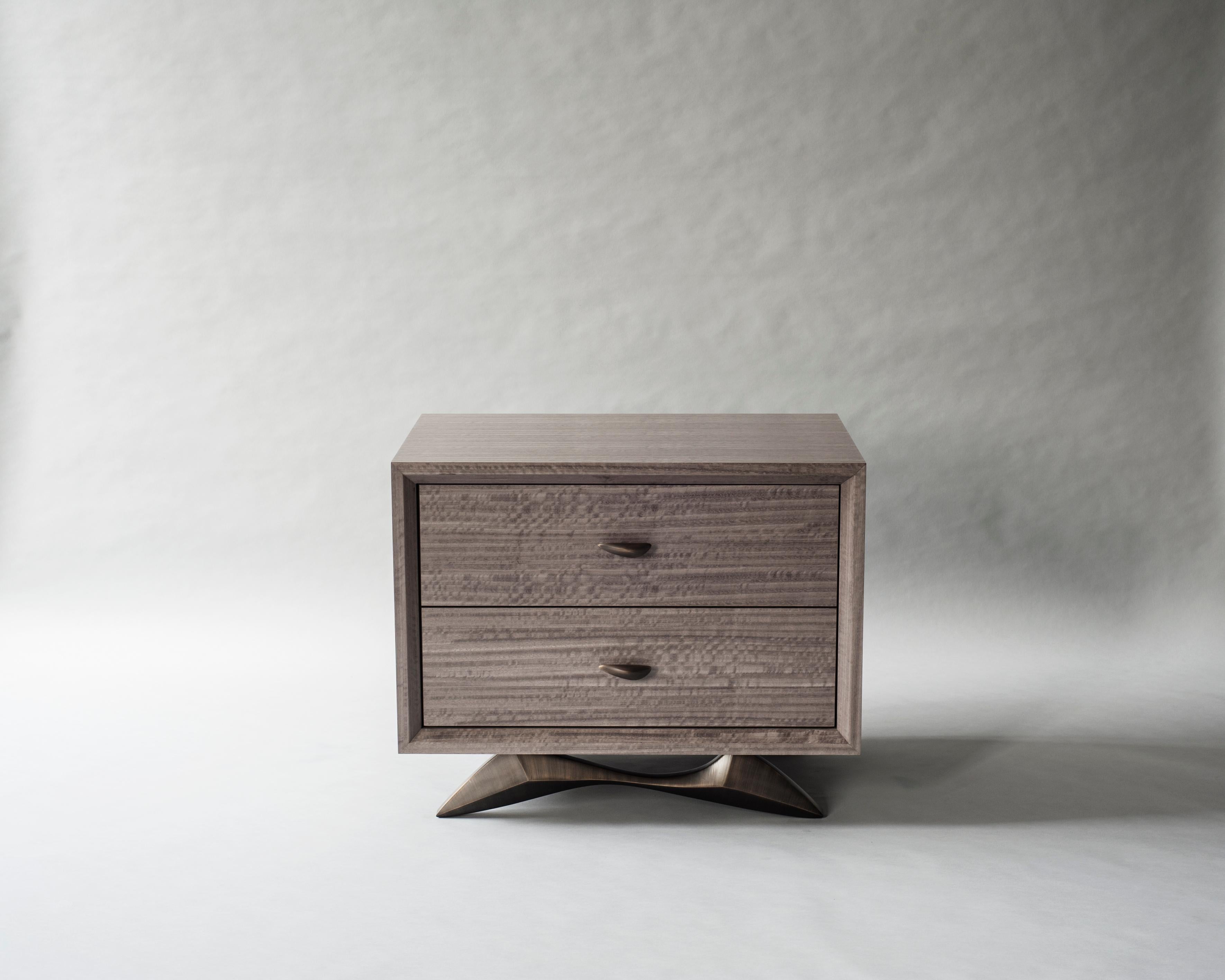 Bevel Bedside Table by DeMuro Das In New Condition For Sale In Geneve, CH