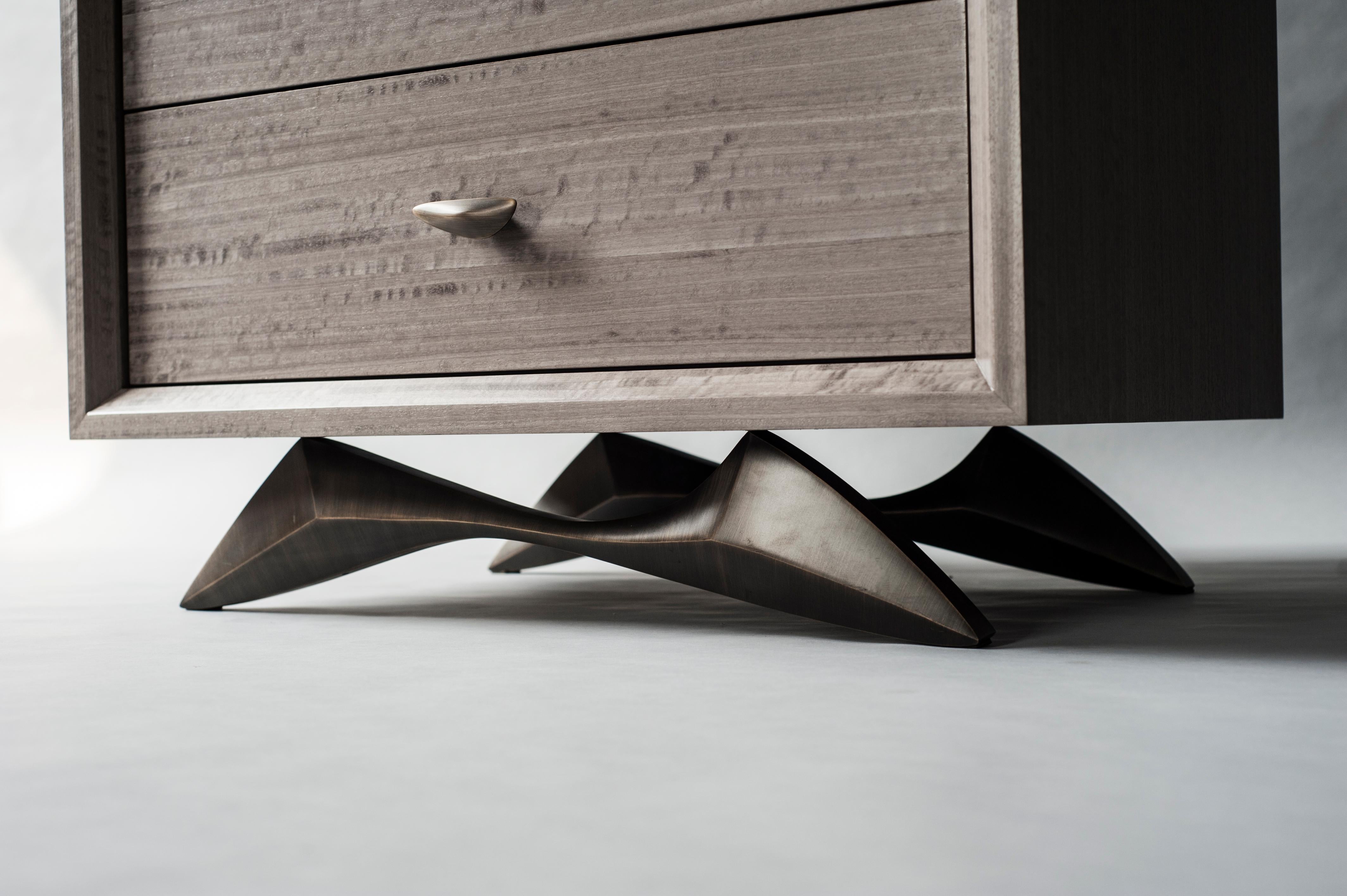 Bevel Bedside Table by DeMuro Das 2