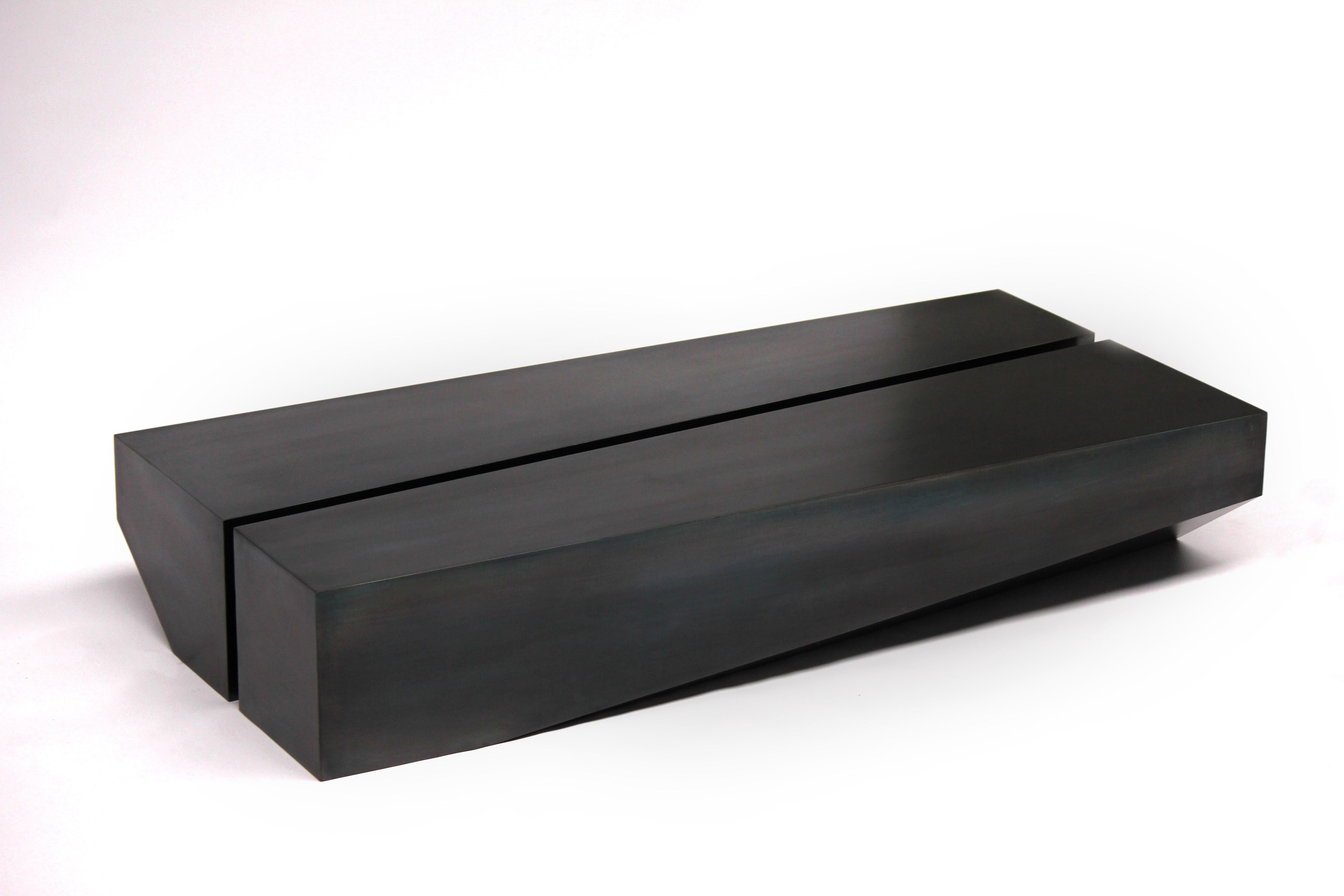 Bevel Coffee Table by HADGE In New Condition For Sale In Geneve, CH