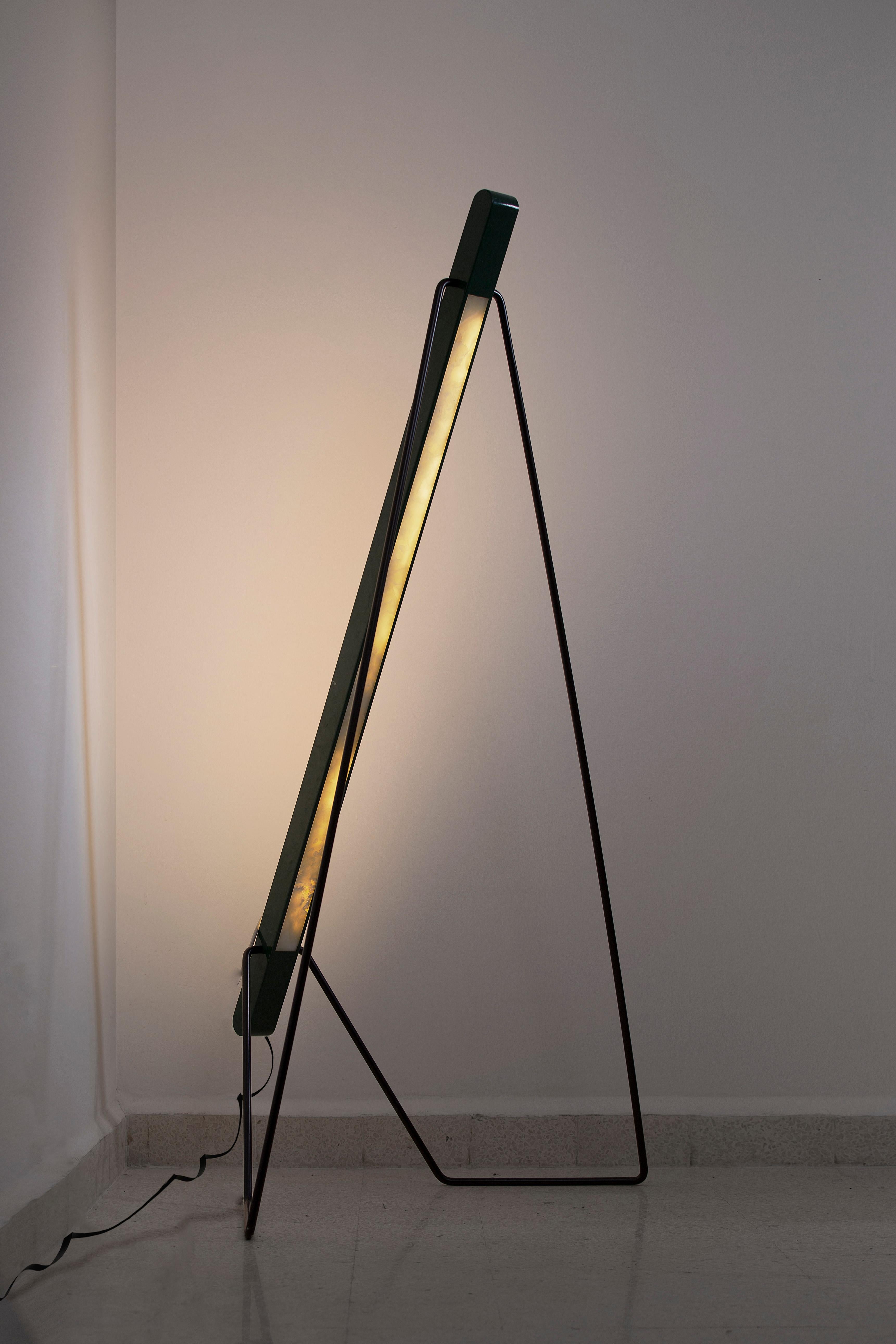 Modern Bevel Floor Lamp by Borgi Bastormagi For Sale