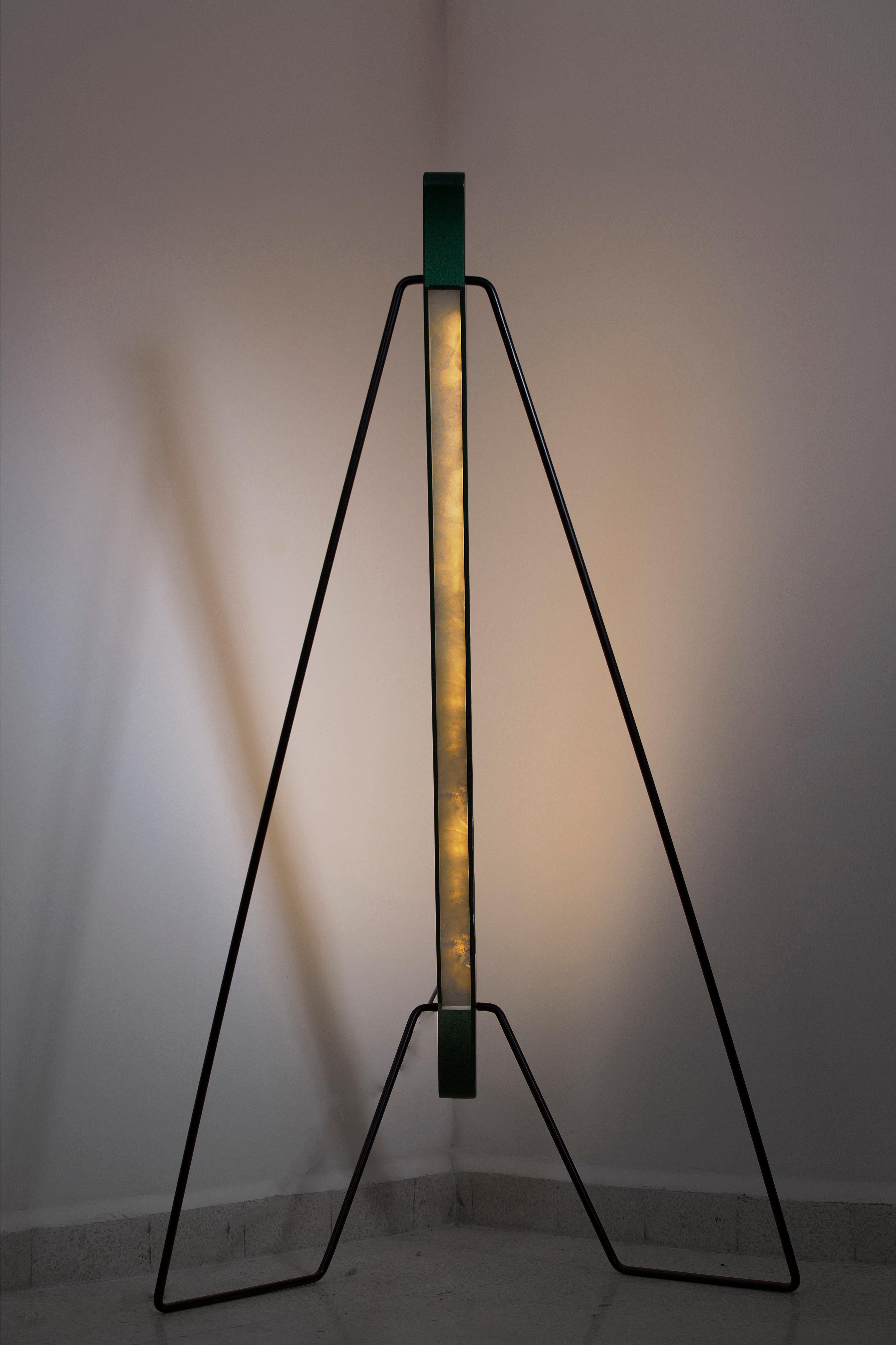 Bevel Floor Lamp by Borgi Bastormagi In New Condition For Sale In Geneve, CH