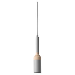 Lampe suspendue grise biseauté par +kouple