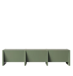 Bevel Low Sideboard Green 3 Cover by Hermhaus