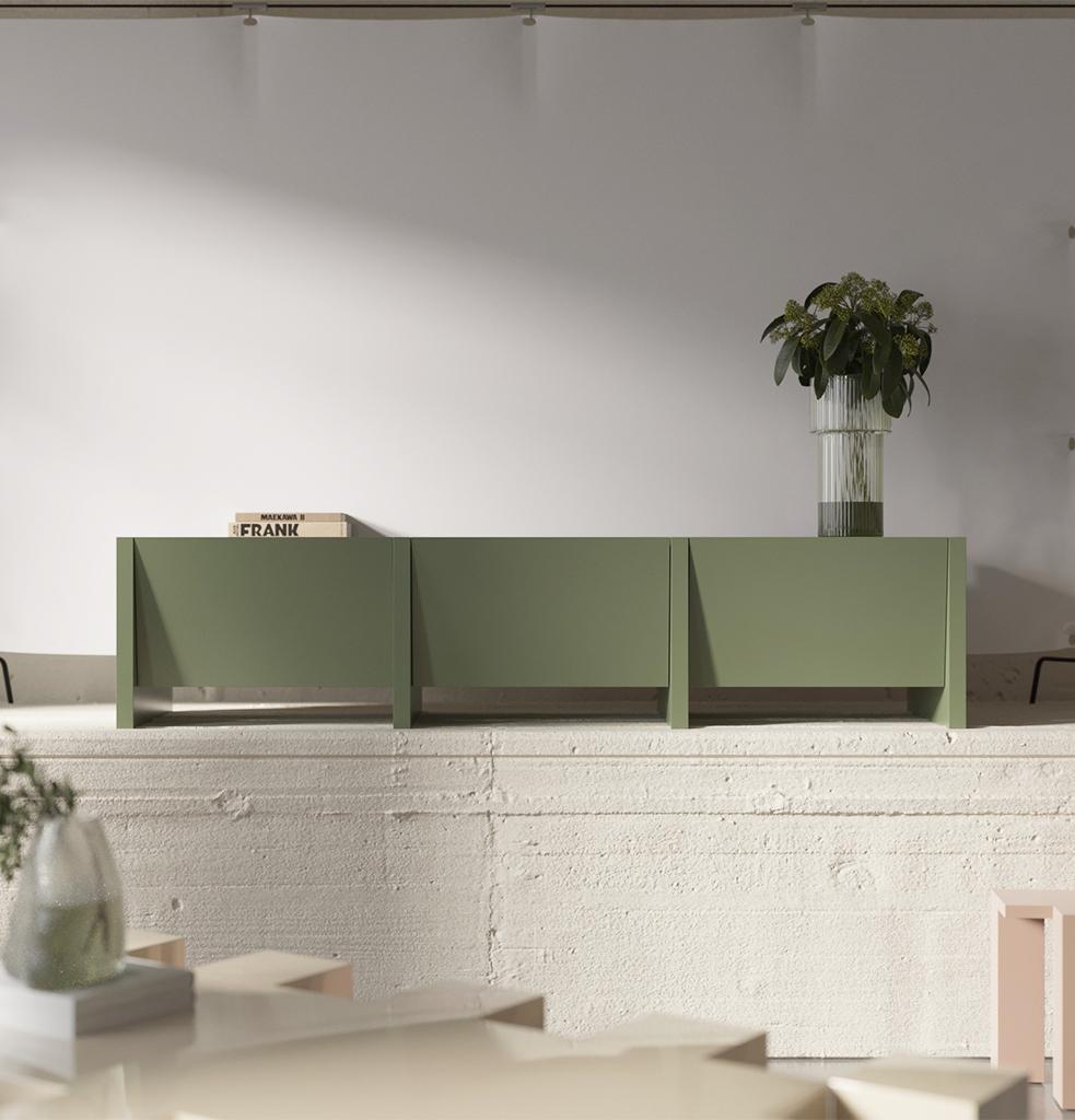 Mid-Century moderno Bevel Consolle Bassa Greene & Greene di Hermhaus in vendita