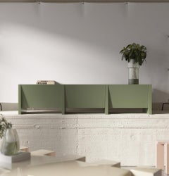 Bevel Low Sideboard Orange 3 Cover by Hermhaus