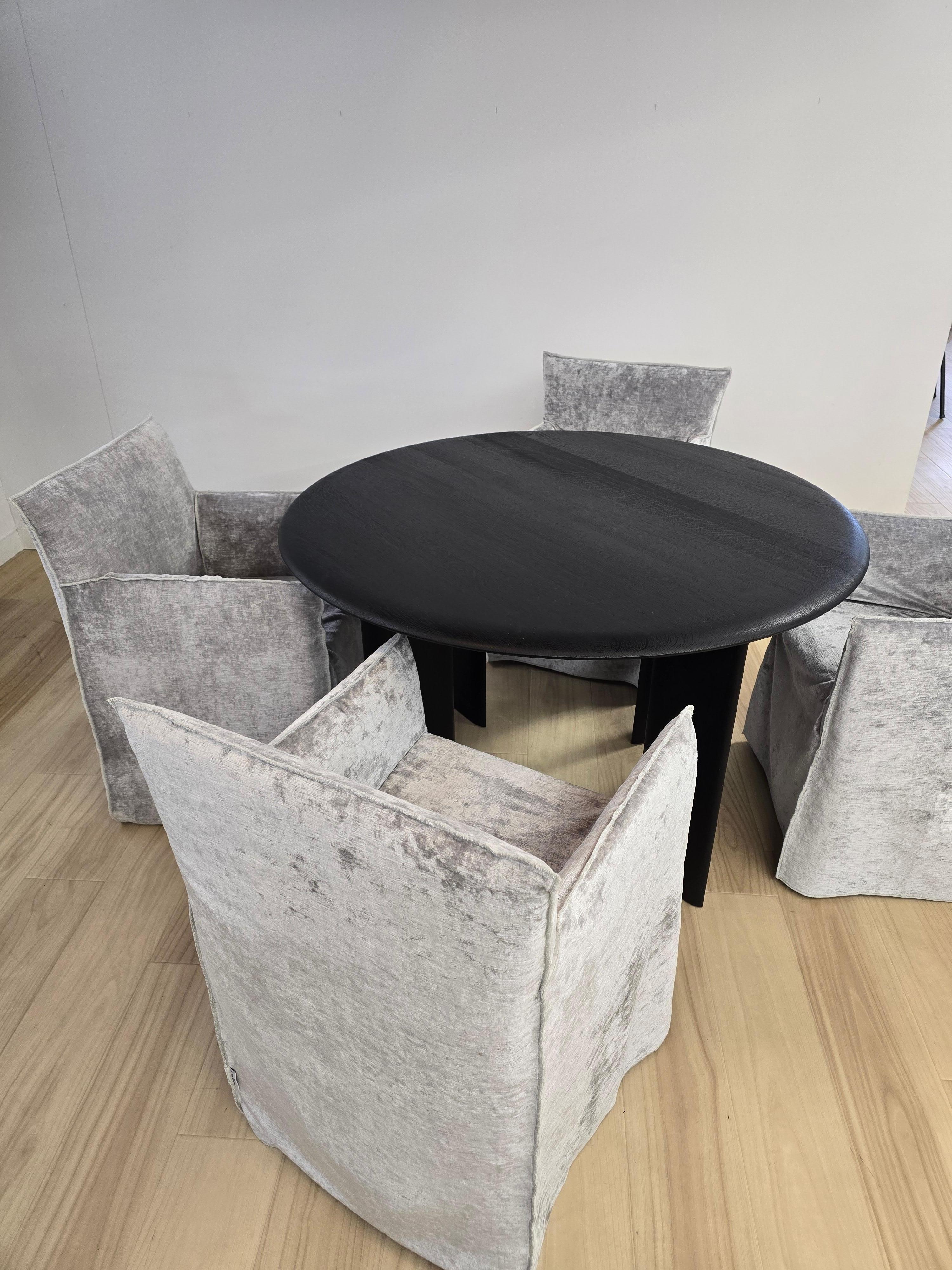 Mid-Century Modern Bevel Table - Round Ø117 by Ferm Living