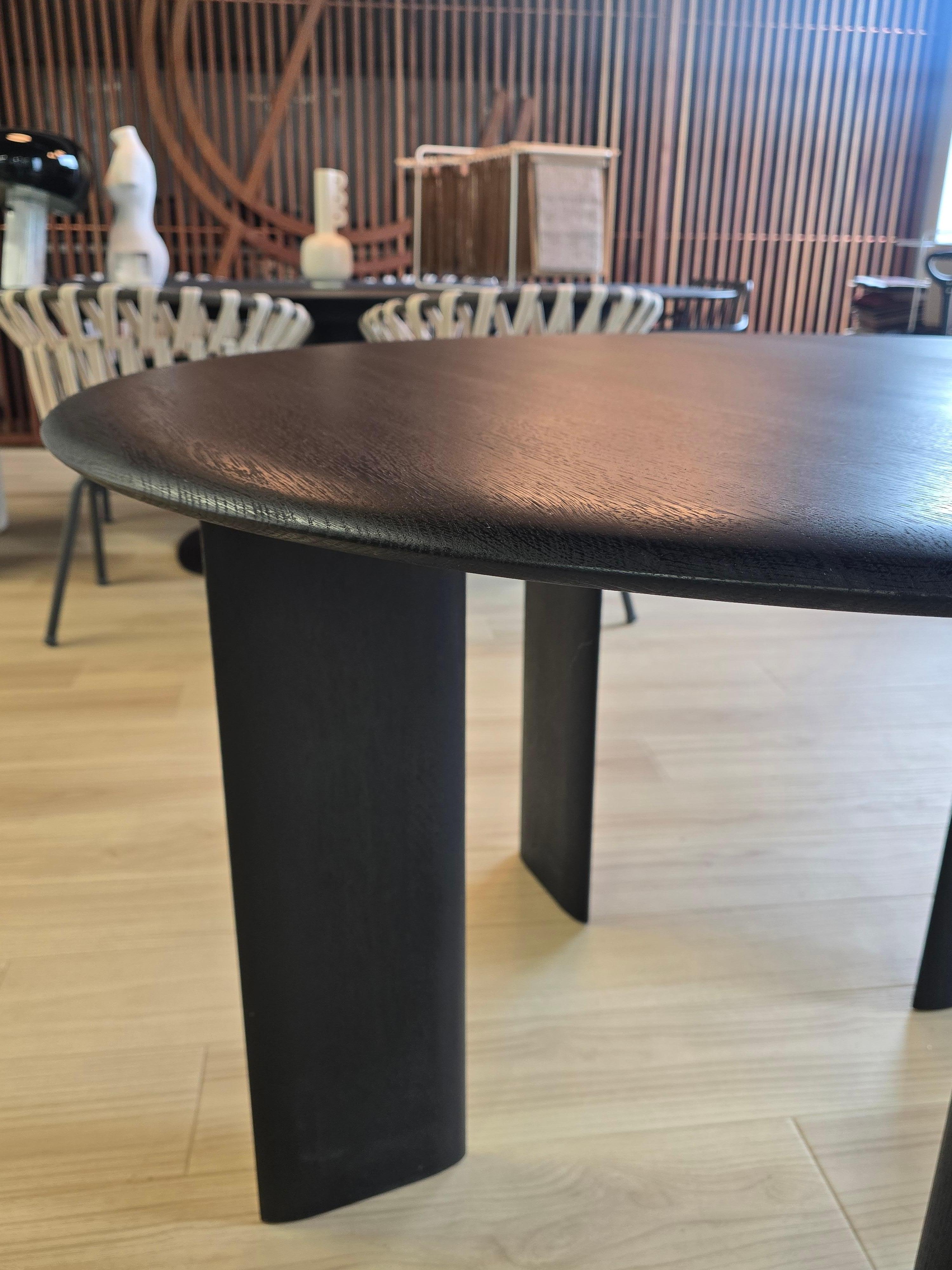 Oak Bevel Table - Round Ø117 by Ferm Living