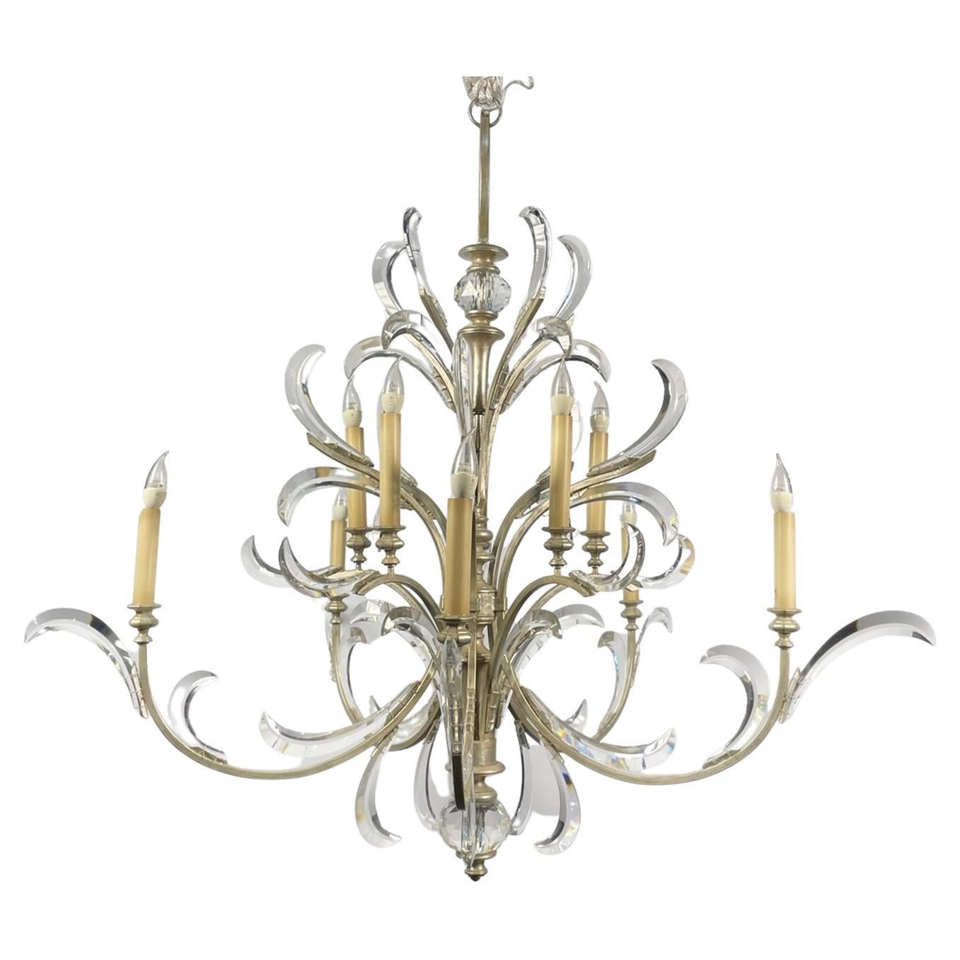Beveled Arcs Chandelier by Fine Art Handcrafted Lighting, USA