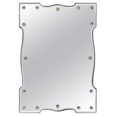 Beveled Bullseye Venetian Mirror
