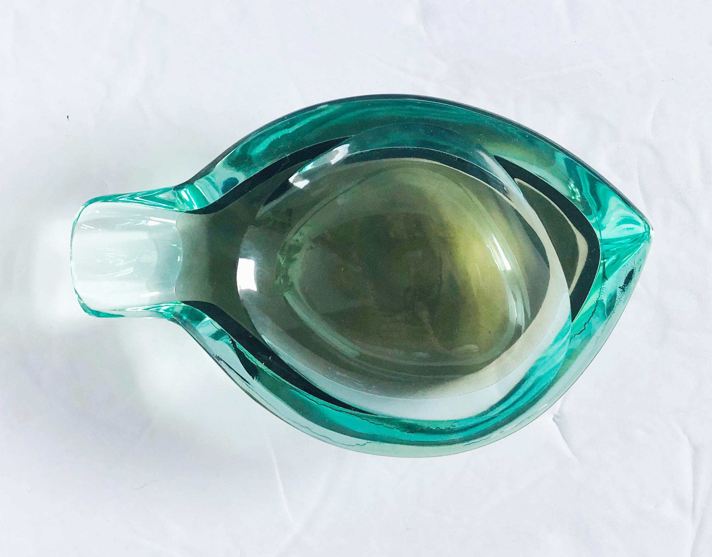 Biseauté Cendrier en verre biseauté par Fontana Arte en vente